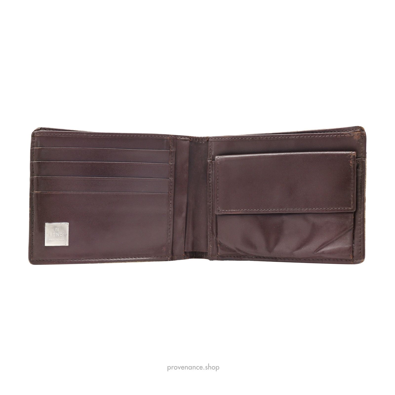 Fendi 🔴 Fendi Bifold Wallet - Micro FF Zucca Size ONE SIZE - 5 Thumbnail
