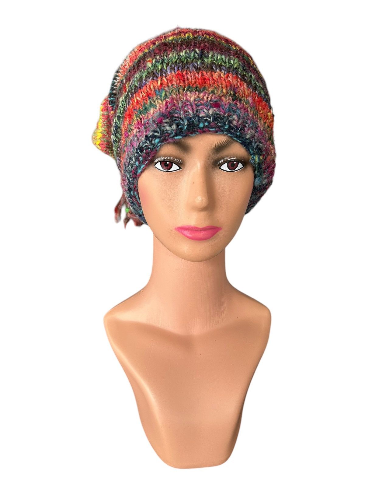 Japanese Brand × Kapital Crochet Knitted Handmade Beanie Hats ☠️☠️ Size ONE SIZE - 4 Thumbnail