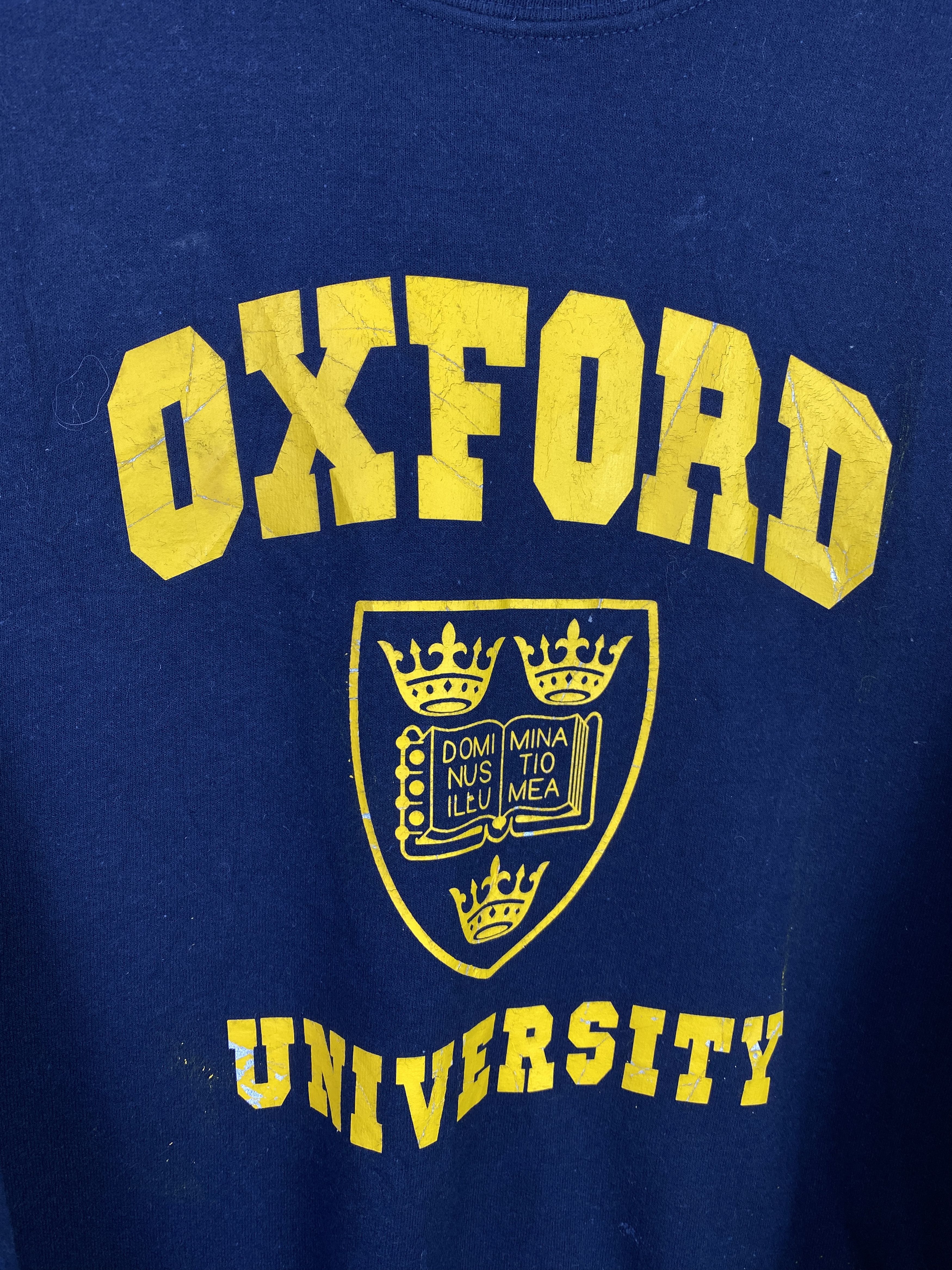 Vintage Vintage Oxford University Wording Crewneck Sweatshirt SH0367 Size US M / EU 48-50 / 2 - 7 Thumbnail