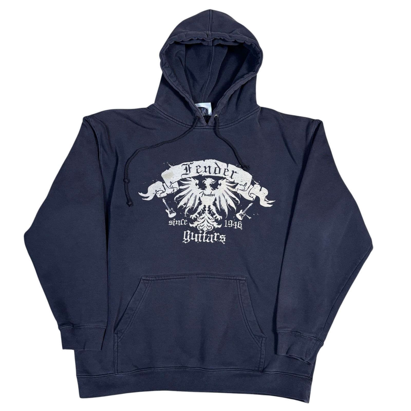 Fender Vintage y2k 2000s Fender Guitars Hoodie Large affliction Size US L / EU 52-54 / 3 - 1 Thumbnail