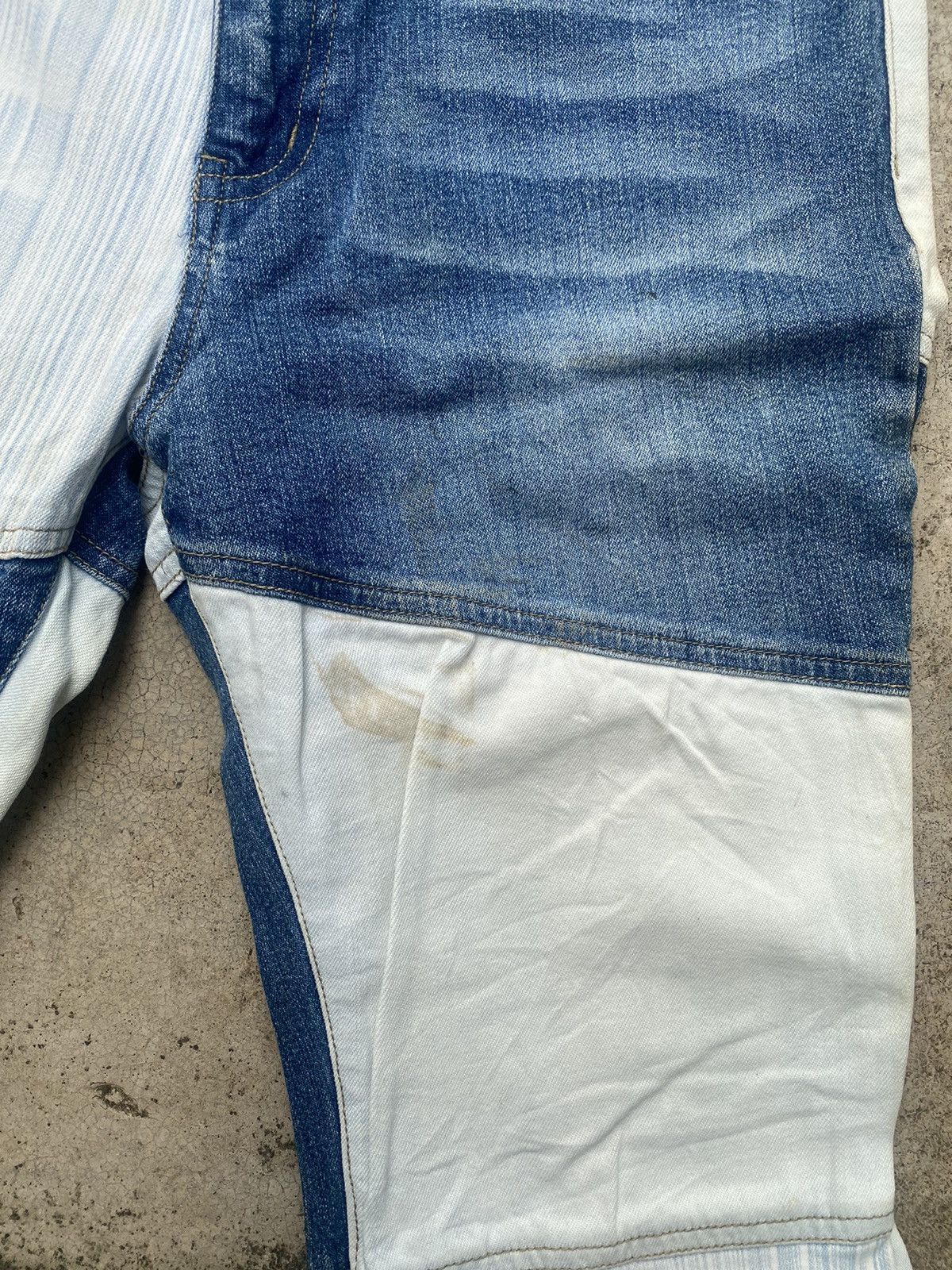 If Six Was Nine × Japanese Brand Flare Jeans Oririn Hagi Painted Size US 29 - 10 Thumbnail