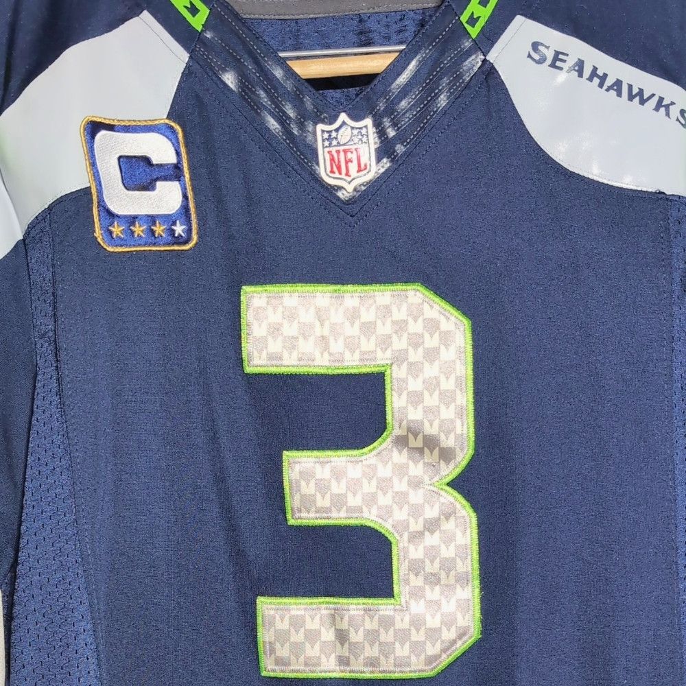 Nike Seattle Seahawks # 3 Limited Edition Sz 40 Jersey Russell Size US M / EU 48-50 / 2 - 3 Thumbnail