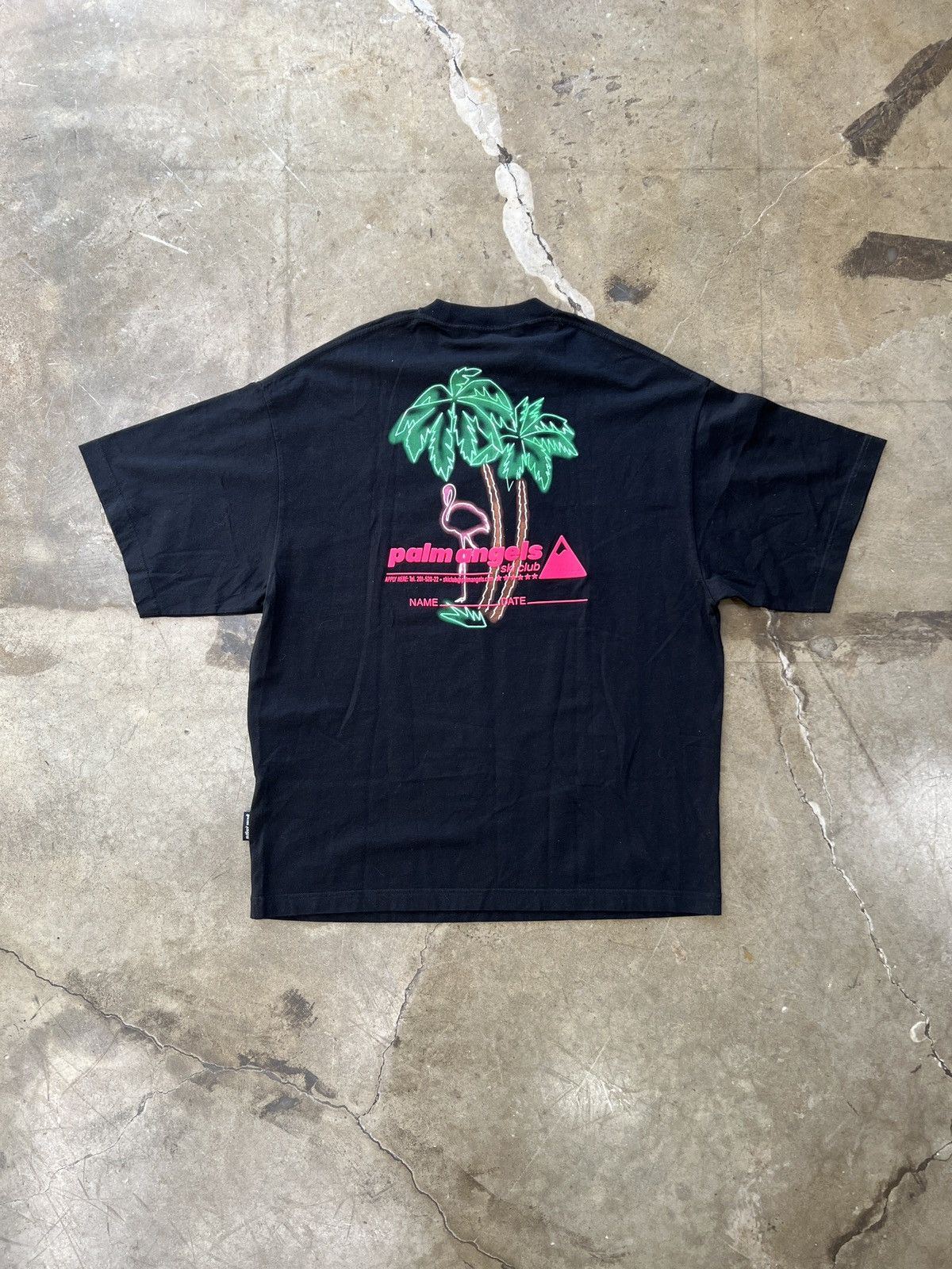 Palm Angels Palm Angels Ski Club Tee Sz. Medium Size US M / EU 48-50 / 2 - 2 Thumbnail