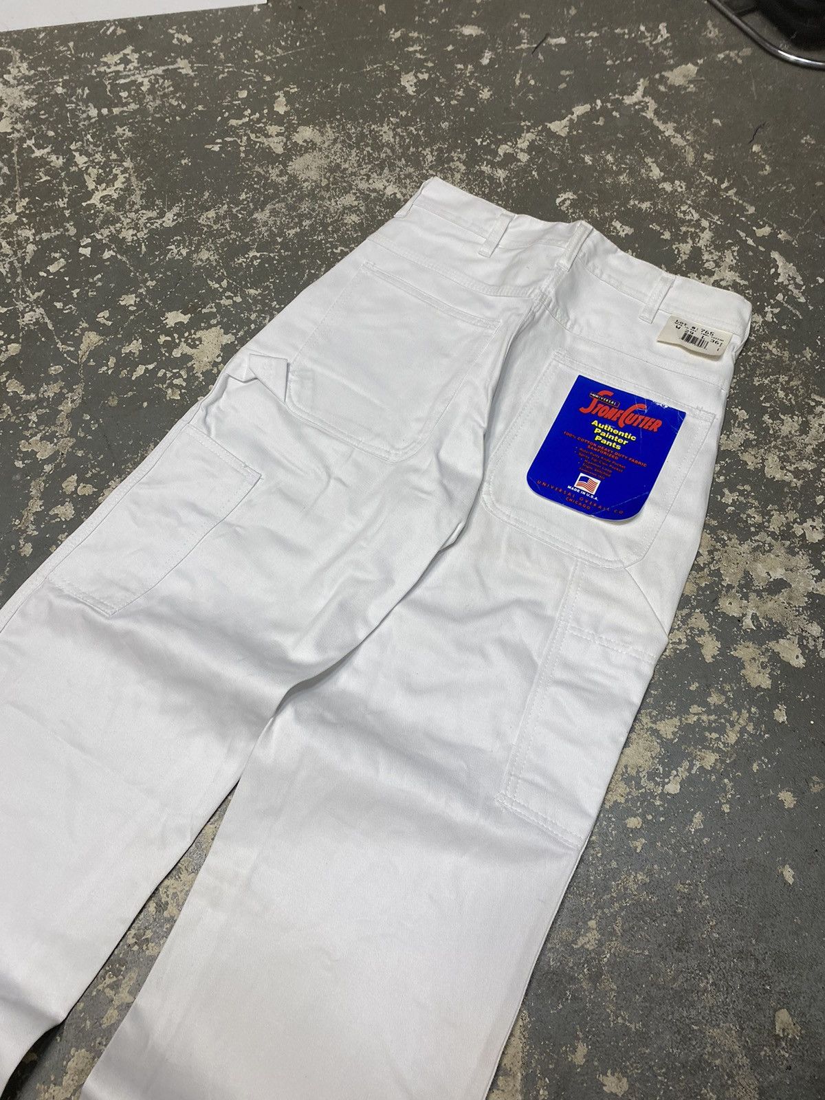 Carhartt × Vintage Vintage Stone Cutter Carpenter Painter Pants White Baggy New Size US 29 - 16 Thumbnail