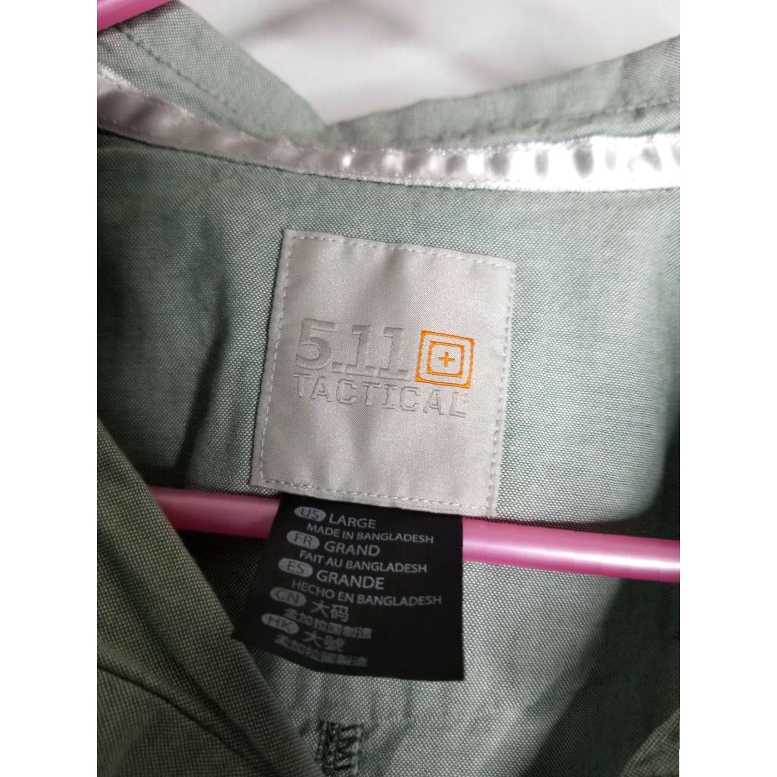 Vintage VINTAGE 5.11 Tactical Womens L Athena Button Down Uniform Shirt Green Size L / US 10 / IT 46 - 4 Thumbnail