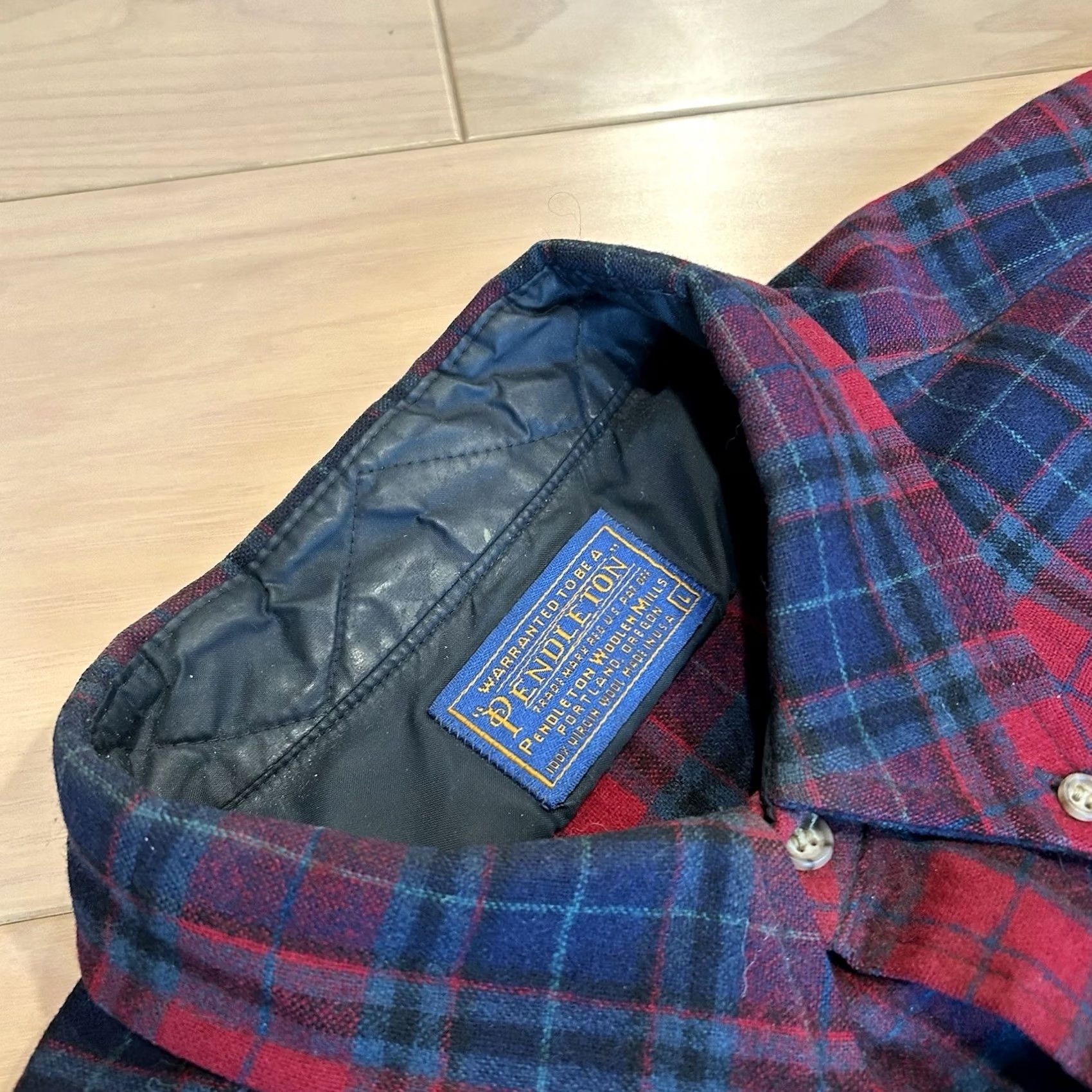 Pendleton Vintage Pendleton Button Up Plaid Shirt - Mens Large Red & Blue Size US L / EU 52-54 / 3 - 5 Thumbnail