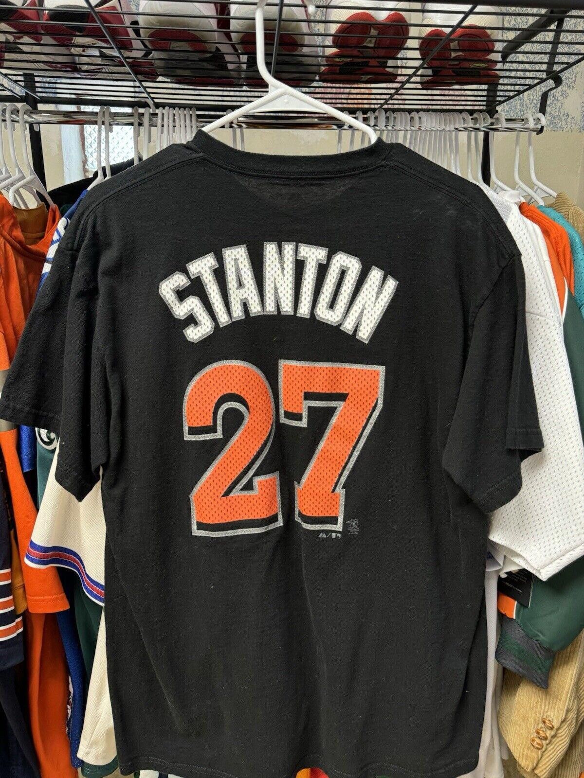 Majestic MLB Majestic Miami Marlins Stanton Tshirt Size US XXL / EU 58 / 5 - 5 Thumbnail