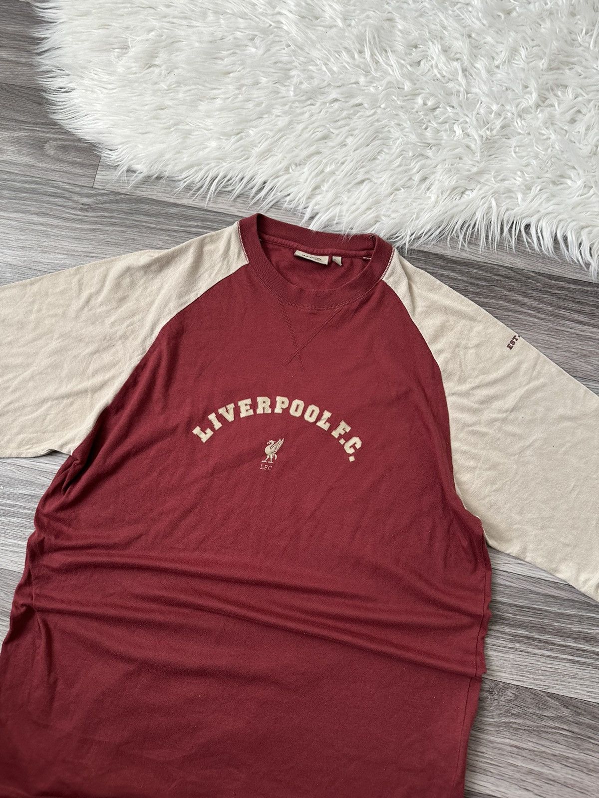 Reebok Reebok Liverpool 00s Vintage Red T shirt big logo hype y2k Size US L / EU 52-54 / 3 - 2 Thumbnail