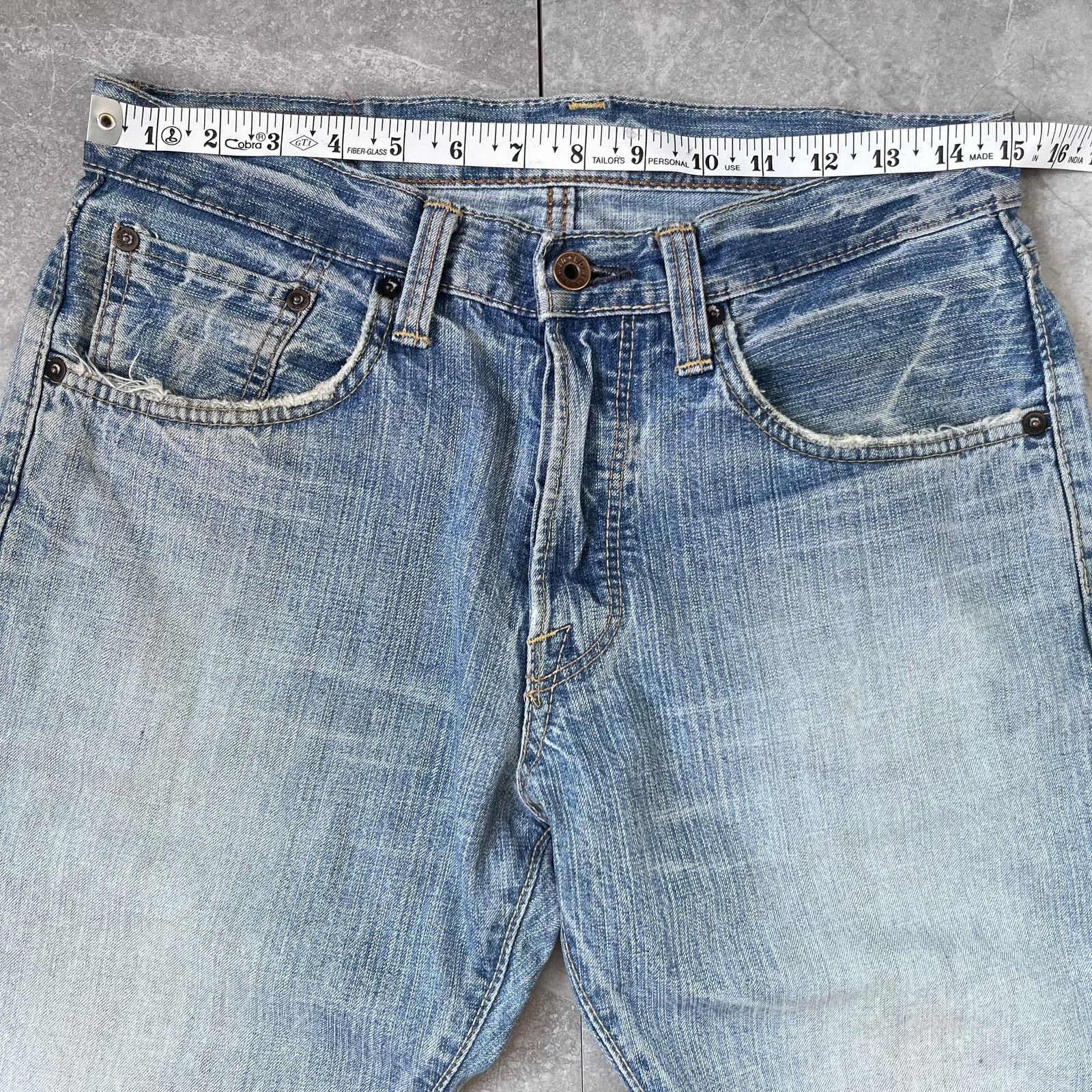 Edwin Edwin Selvedge Jeans – Light Wash – 28x33 – Japanese Denim Size US 28 / EU 44 - 9 Thumbnail
