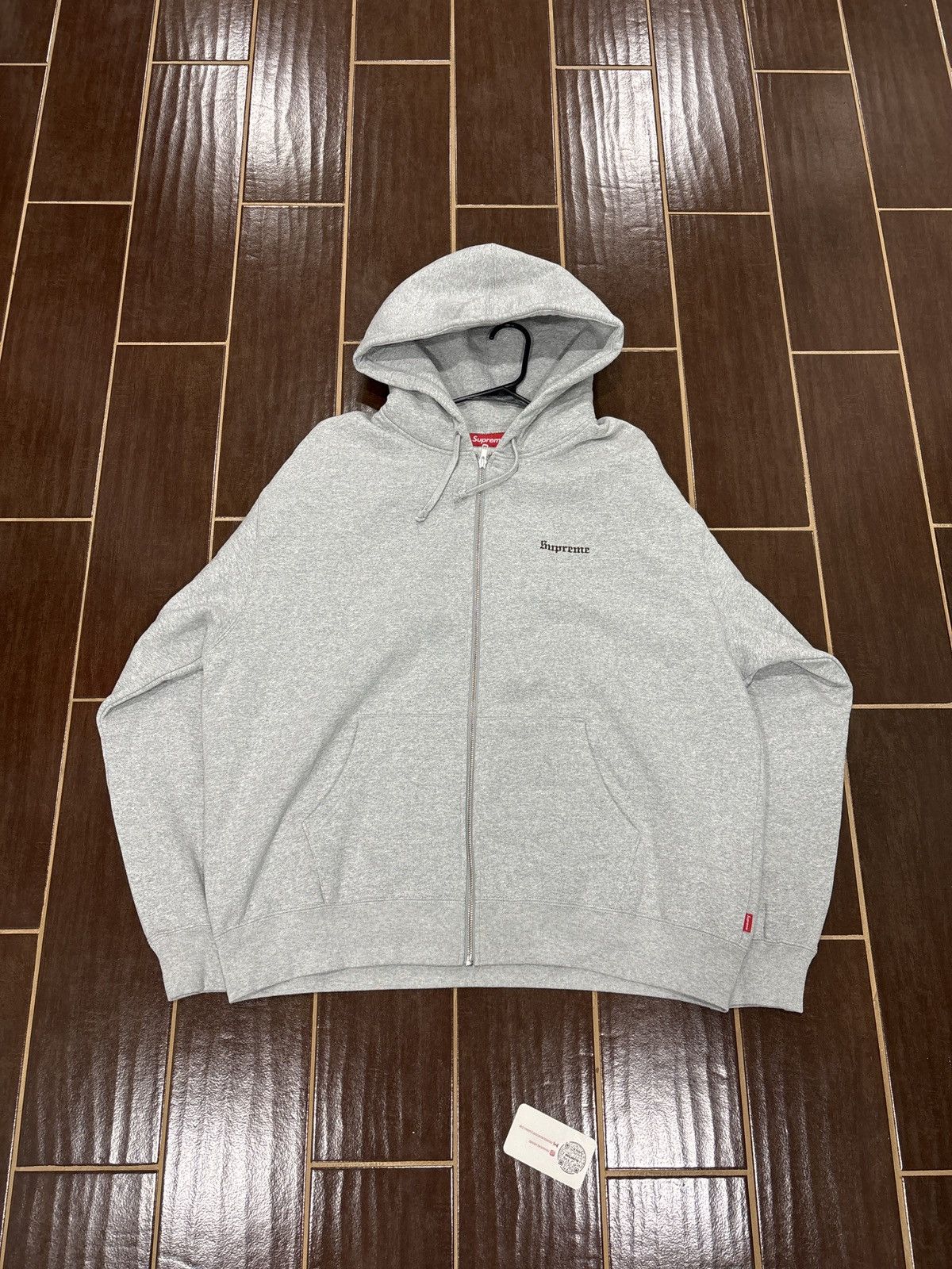 Supreme BRAND NEW Supreme Crest Zip Up Hoodie Size XL Size US XL / EU 56 / 4 - 5 Thumbnail