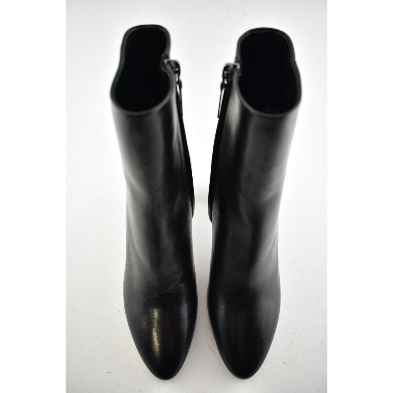 Yves Saint Laurent YSL Yves Saint Laurent Lou 70 Black Leather Pin Block Heel Size US 7 / IT 37 - 7 Thumbnail