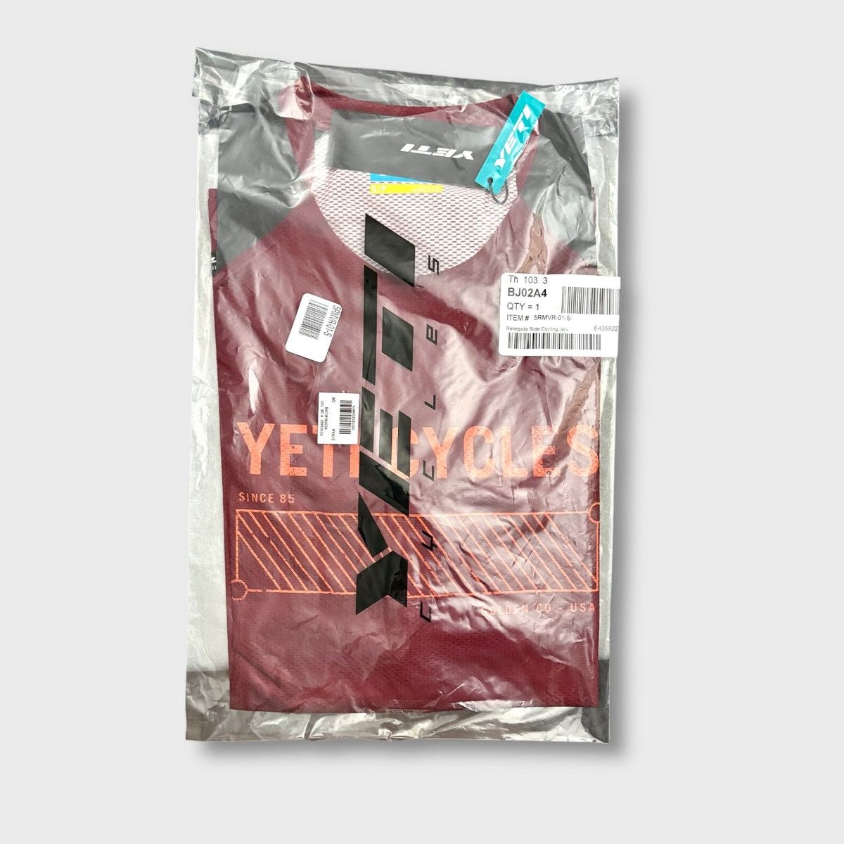 Yeti Yeti Cycles Renegade Ride Men’s Cycling Gym Jersey Sz S Size US S / EU 44-46 / 1 - 7 Thumbnail