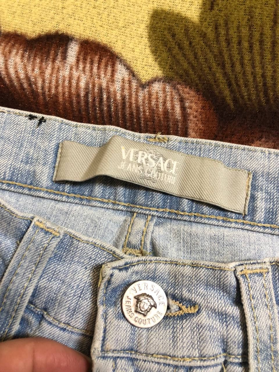 Versace Jeans Couture Vintage Versace Couture Women Denim Jeans Pants Trousers Size 26" / US 2 / IT 38 - 2 Thumbnail