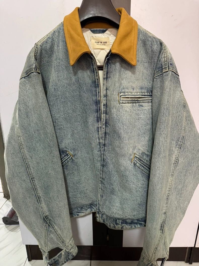 Fear of God Fear of God Leather collar jacket Size US M / EU 48-50 / 2 - 1 Thumbnail