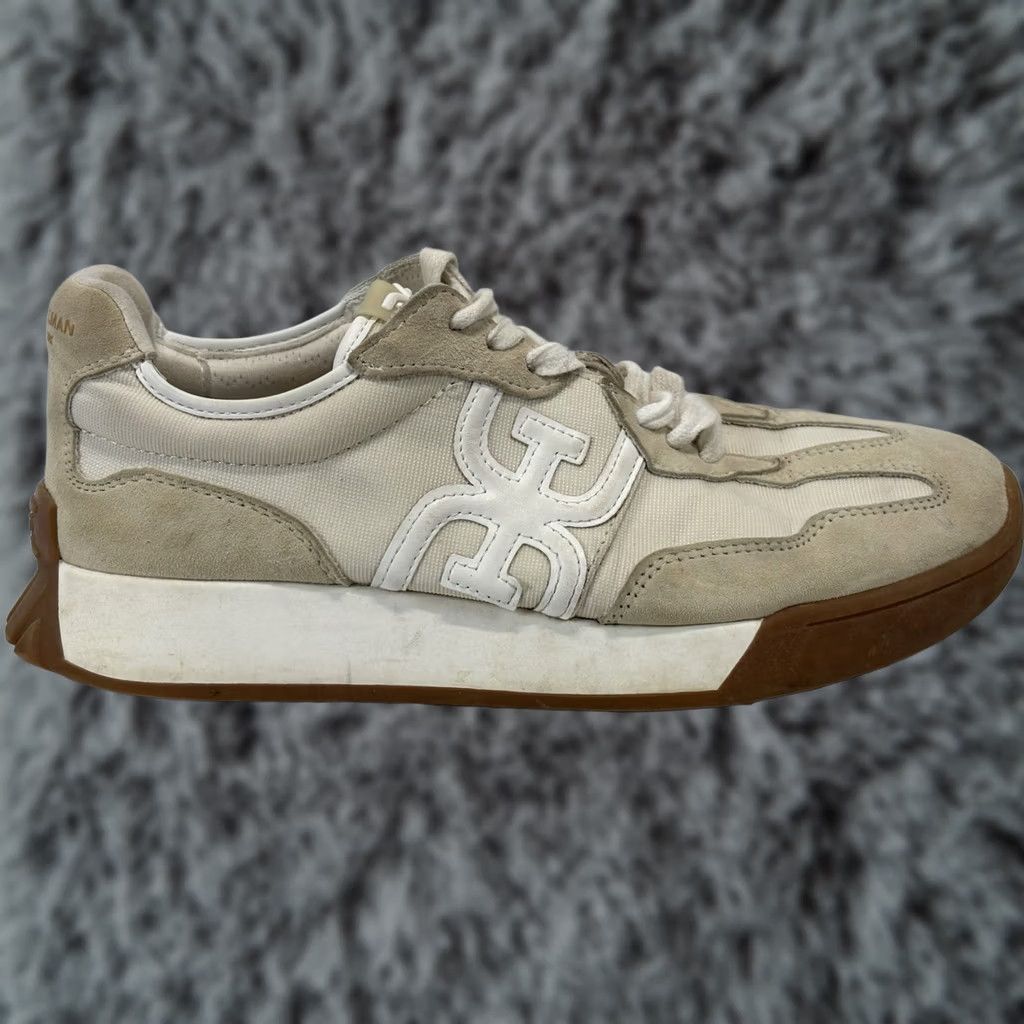 Sam Edelman Sam Edelman Langley Sneaker Beige Womens US 9 EU 40 Leather/Textile Lace Up Athletic Shoes Size US 9 / IT 39 - 1 Thumbnail