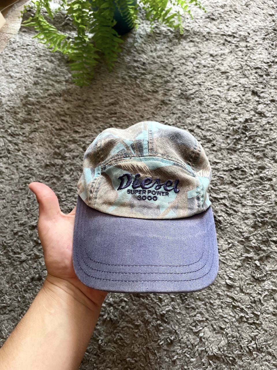 Diesel × Vintage Diesel Cap Streetwear Archive Vintage Center Logo Y2k Rare Size ONE SIZE - 4 Thumbnail