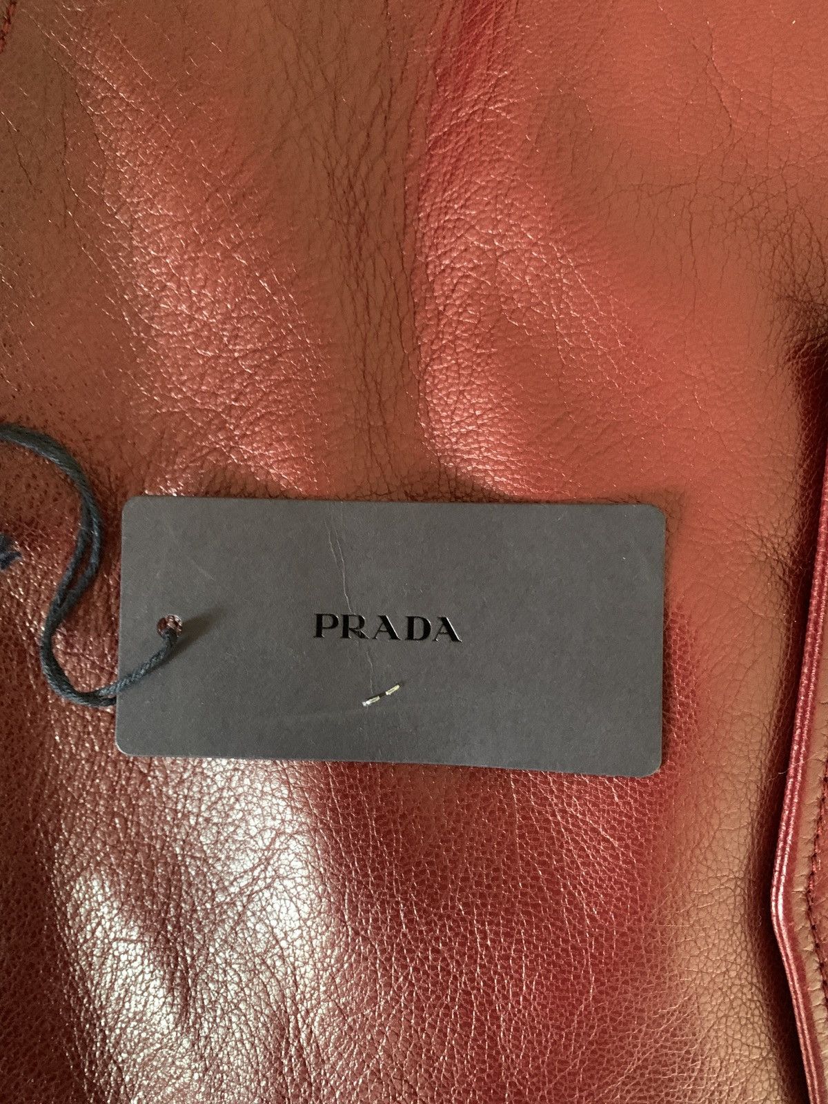 Prada × Raf Simons Prada by raf Simons runway fw22 red goat leather bomber Size US L / EU 52-54 / 3 - 21 Thumbnail