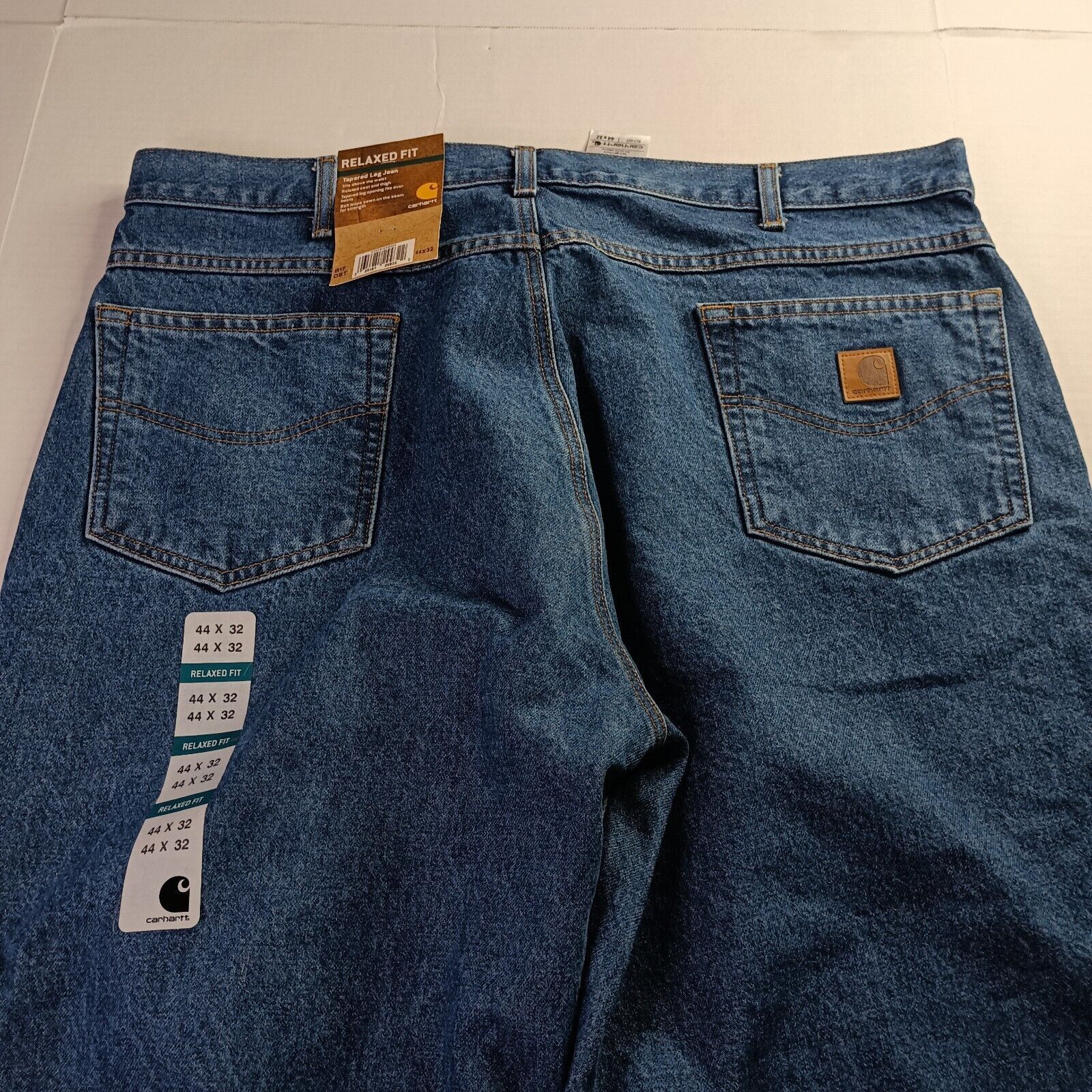 Carhartt Carhartt Jeans Men's Size 44x32 Blue Tapered Leg Relaxed Fit Size US 44 / EU 60 - 7 Thumbnail