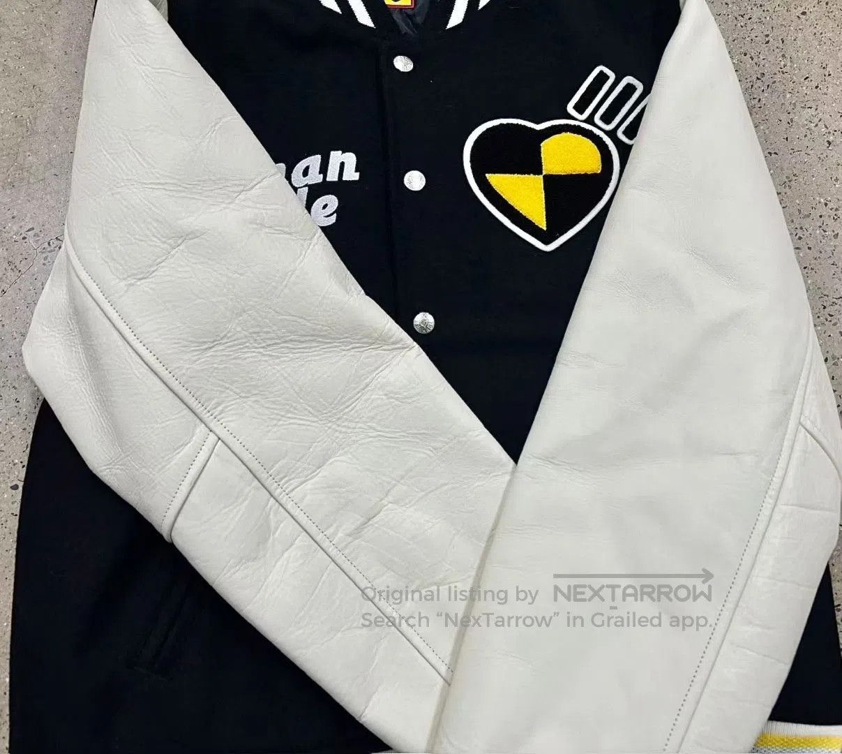 Human Made Human Made A$Ap Rocky Leather Sleeve Jacket. Size US L / EU 52-54 / 3 - 4 Thumbnail