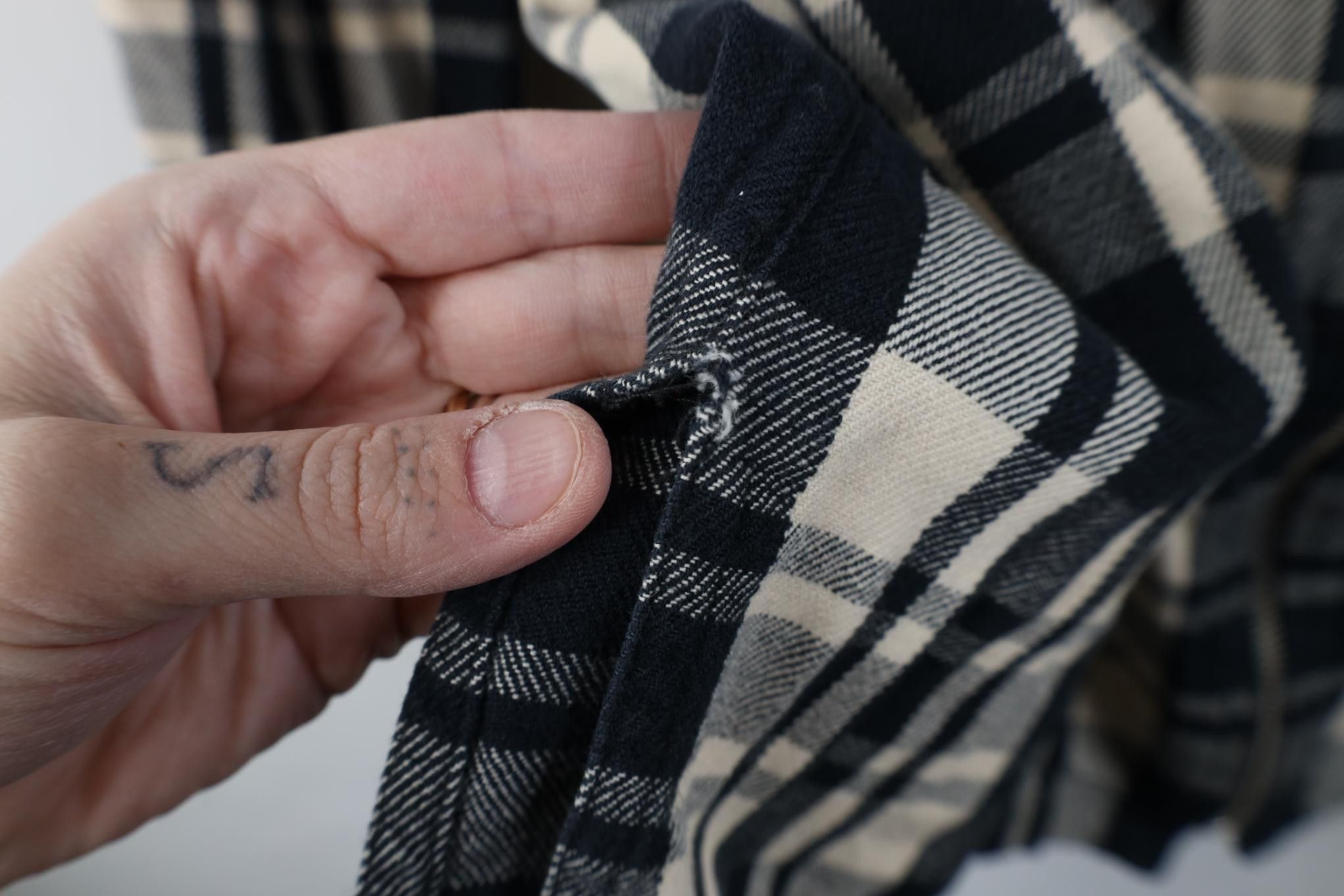 Polo Ralph Lauren Vintage 90s Ralph Lauren Spell Out Flannel Shirt Zip Jacket Size M / US 6-8 / IT 42-44 - 9 Thumbnail