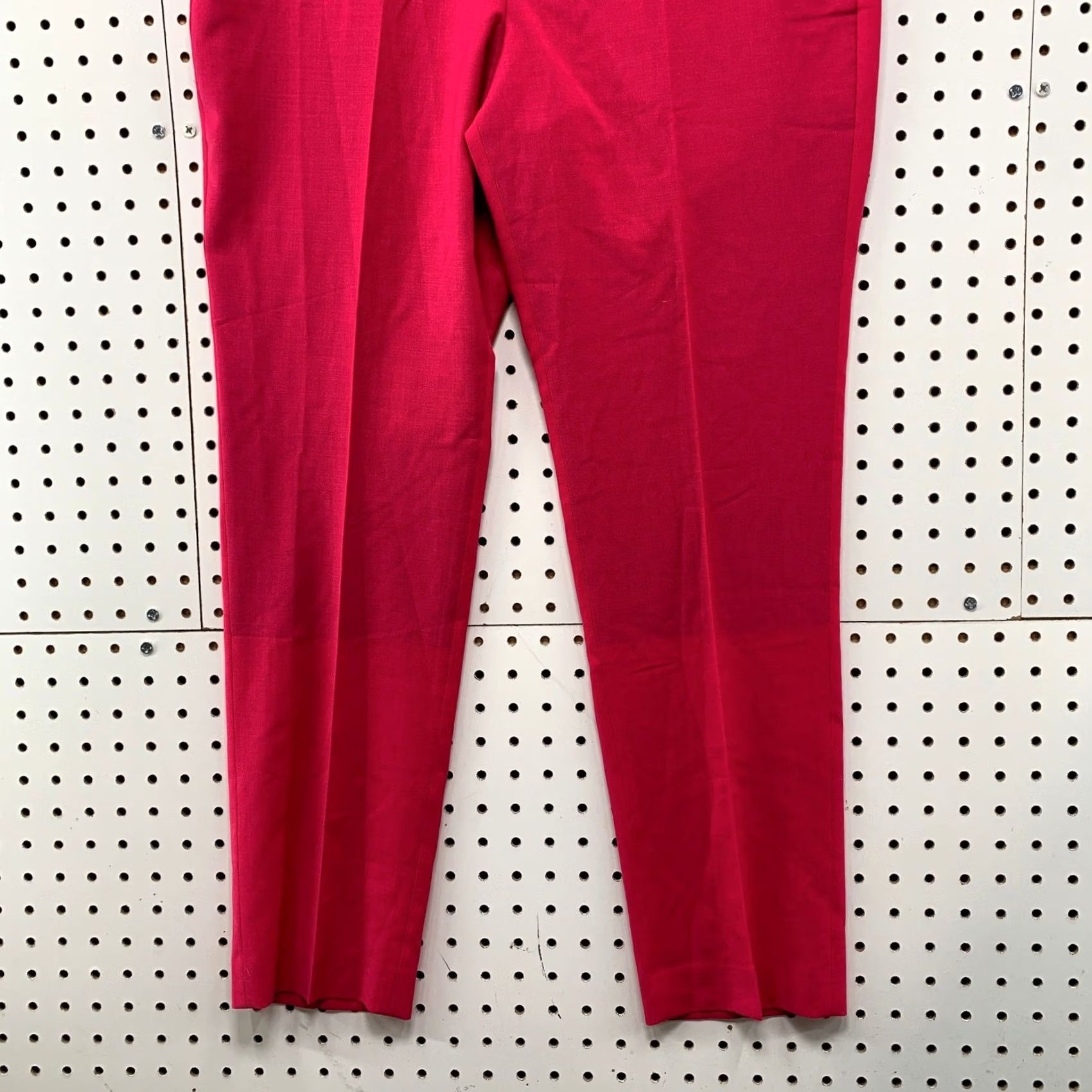 Express Express Pink Extra Slim Wool Blend Dress Pants Womens 32x30 NWT Size 24" / US 00 / IT 34 - 6 Thumbnail
