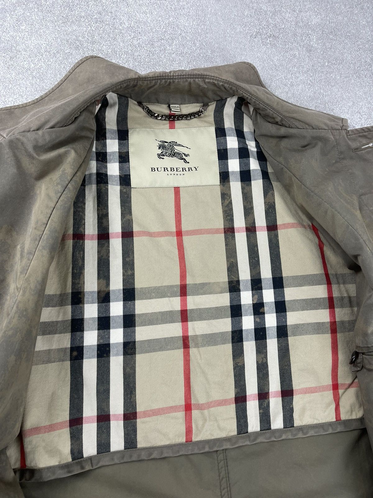 Burberry Burberry London Custom Tie Dye Trench Coat Jacket Size 46R Size US M / EU 48-50 / 2 - 11 Thumbnail