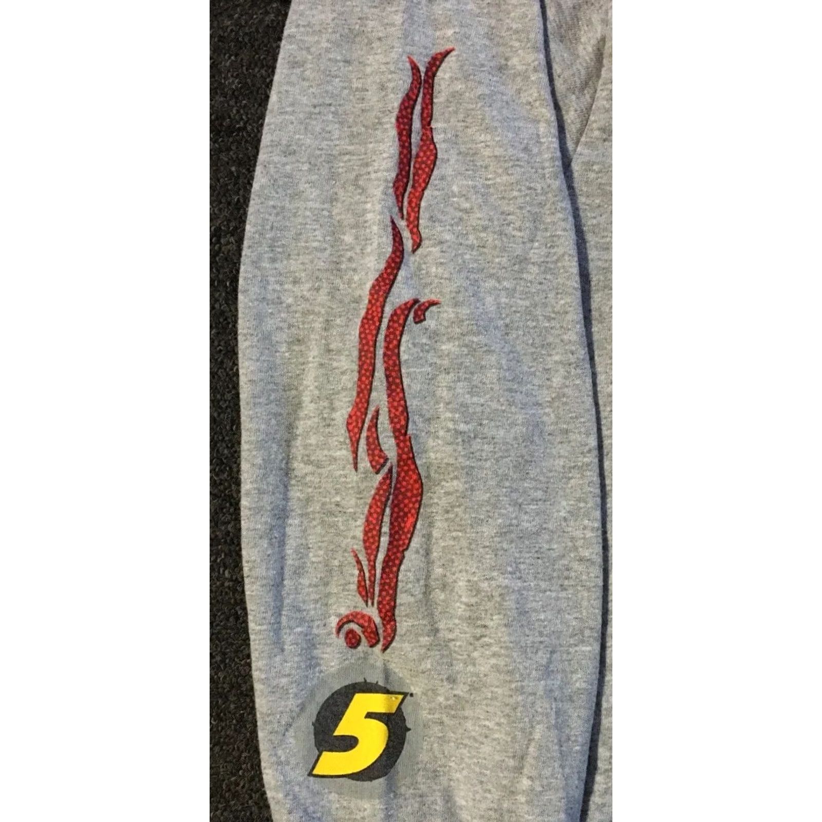 Fox Racing VINTAGE NASCAR Kyle Busch Shirt XL Flames Grunge Biker Skate Fire Y2K 90s Gray Mens Long Sleeve Size US XL / EU 56 / 4 - 4 Thumbnail