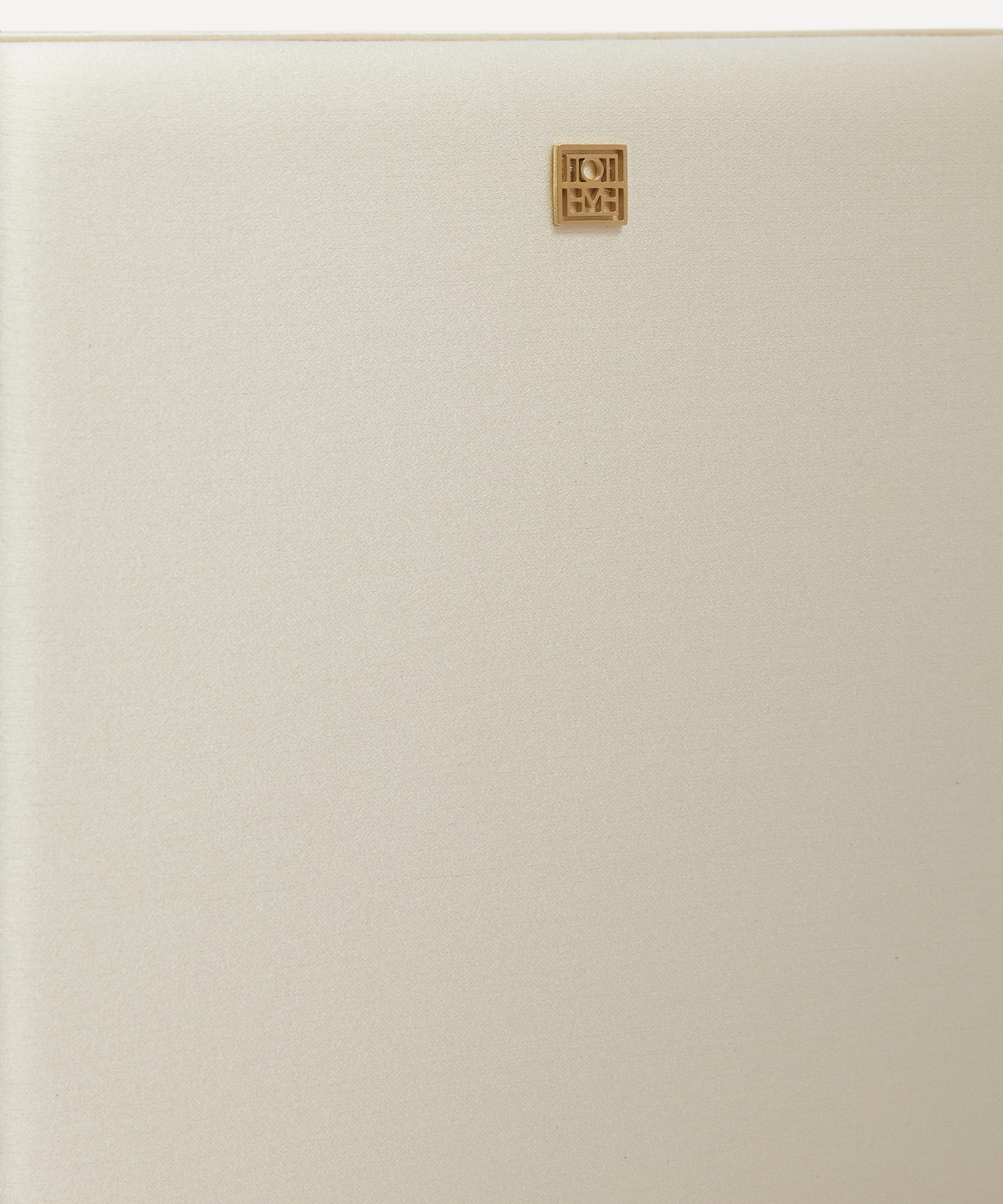 Toteme os11x0326 Size: OS / Satin Box Clutch in Beige Size ONE SIZE - 5 Thumbnail