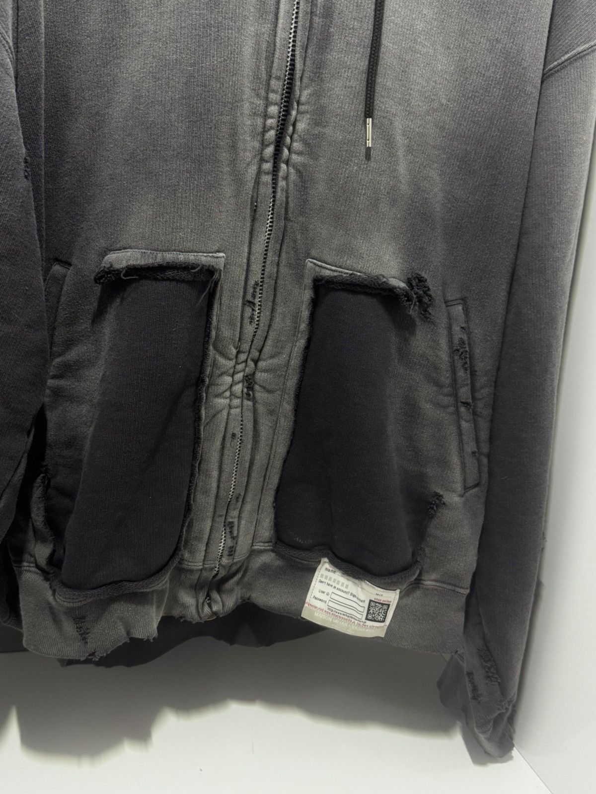 Maison MIHARA YASUHIRO ✅Maison Mihara Yasuhiro distressed zip hoodie Size US L / EU 52-54 / 3 - 4 Thumbnail