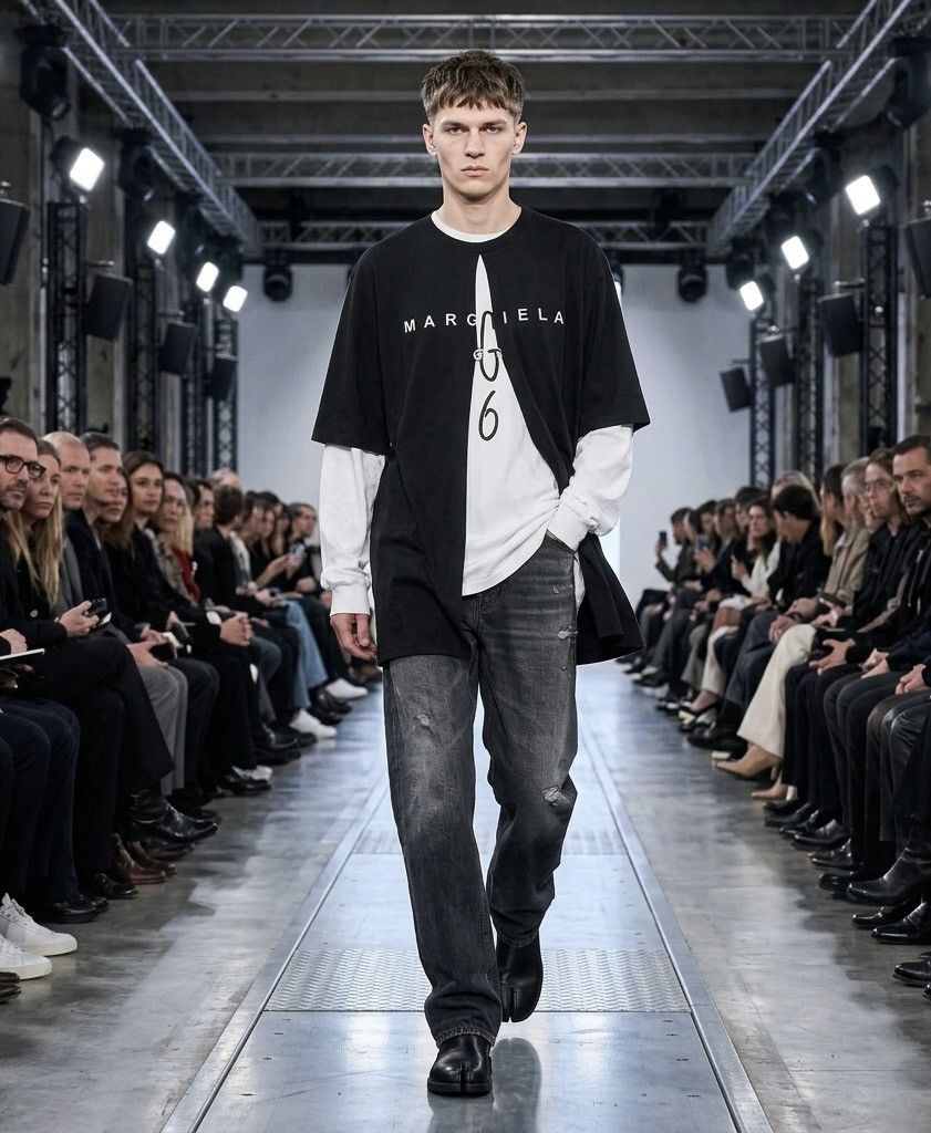 MM6 MM6 Maison Margiela Reconstructive 2 Layer Shirts Size US S / EU 44-46 / 1 - 1 Thumbnail