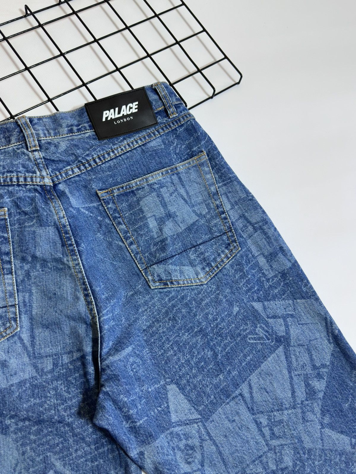Palace Palace Skateboards P-Carp Laser Engraved Cargo Denim Jeans Size US 32 / EU 48 - 10 Thumbnail
