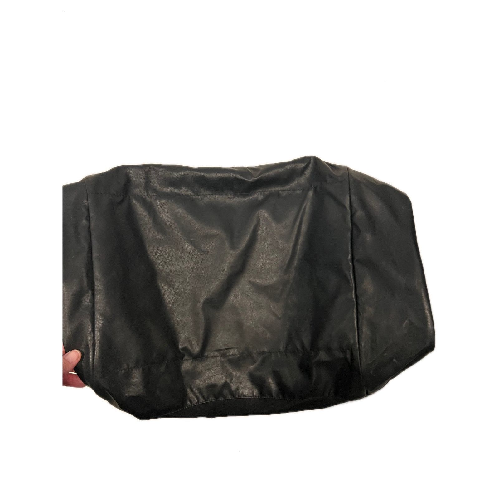 Adidas Adidas Faux Leather Medium 20"x12"x10" Black Duffel Gym Bag Size ONE SIZE - 2 Thumbnail