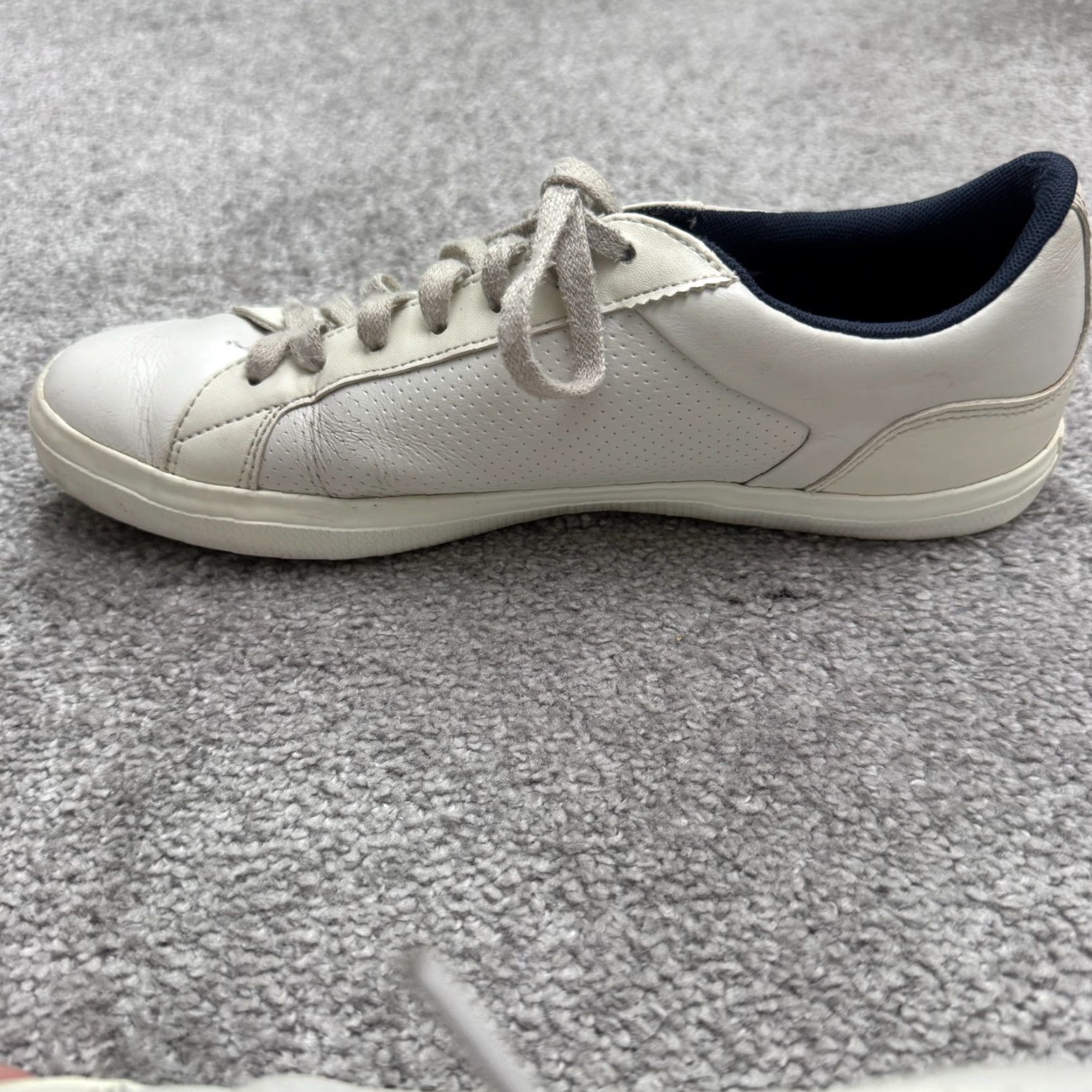 Lacoste Lacoste Lerond 8 Low Top Leather Sneakers Shoes Men 8 White Solid Casual Lace Up Size US M / EU 48-50 / 2 - 6 Thumbnail