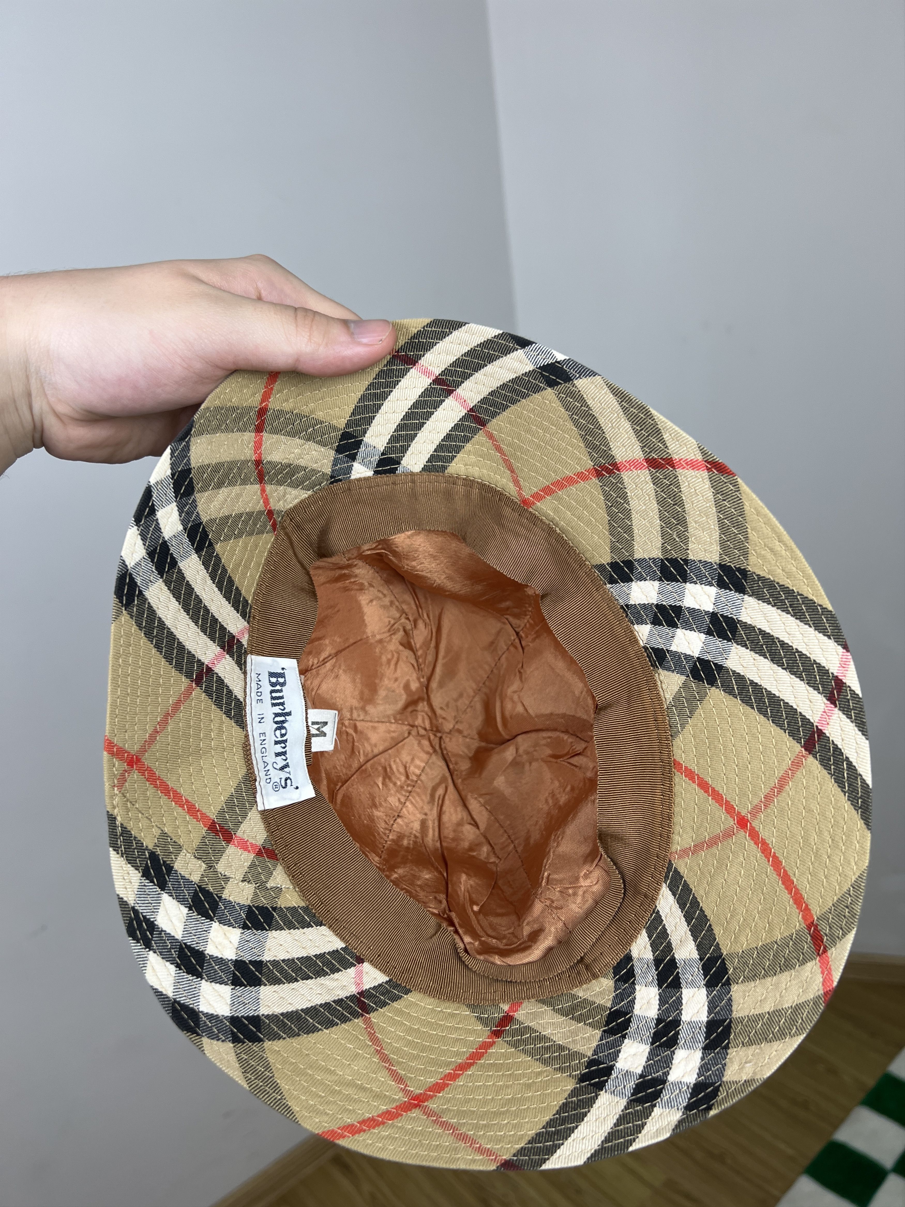 Burberry Burberry’s 90s Vintage Nova check Panama hat Size ONE SIZE - 6 Thumbnail