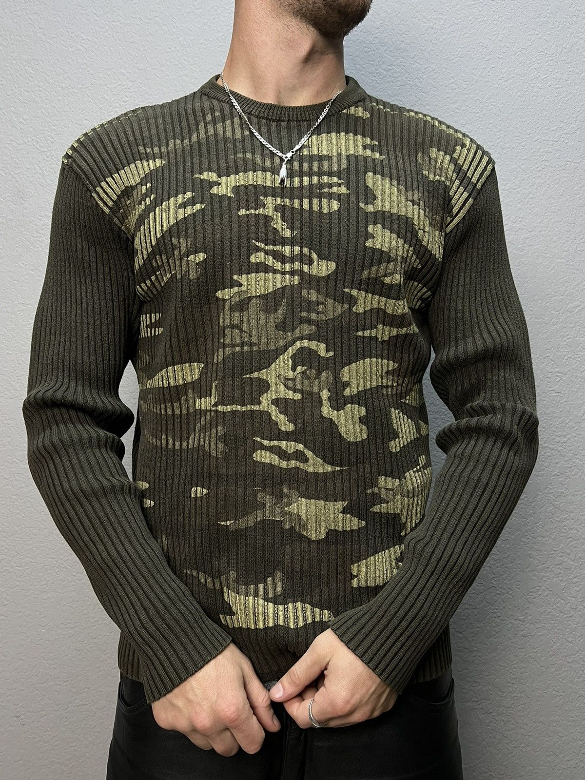 Hysteric Glamour × Japanese Brand VINTAGE Y2K Seditionaries Knitted Print 777 Stylish Sweater Size US L / EU 52-54 / 3 - 4 Thumbnail