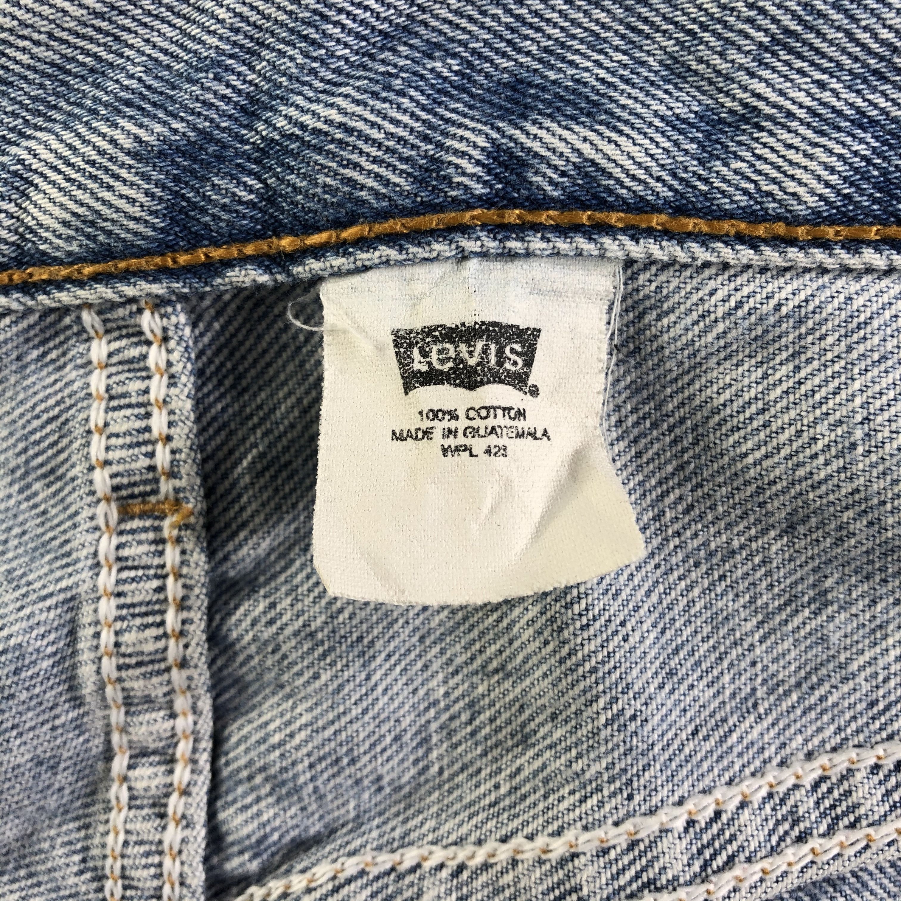 Levi's Vintage Light Wash Levis 501 Jeans-J4493 Size US 37 - 9 Thumbnail