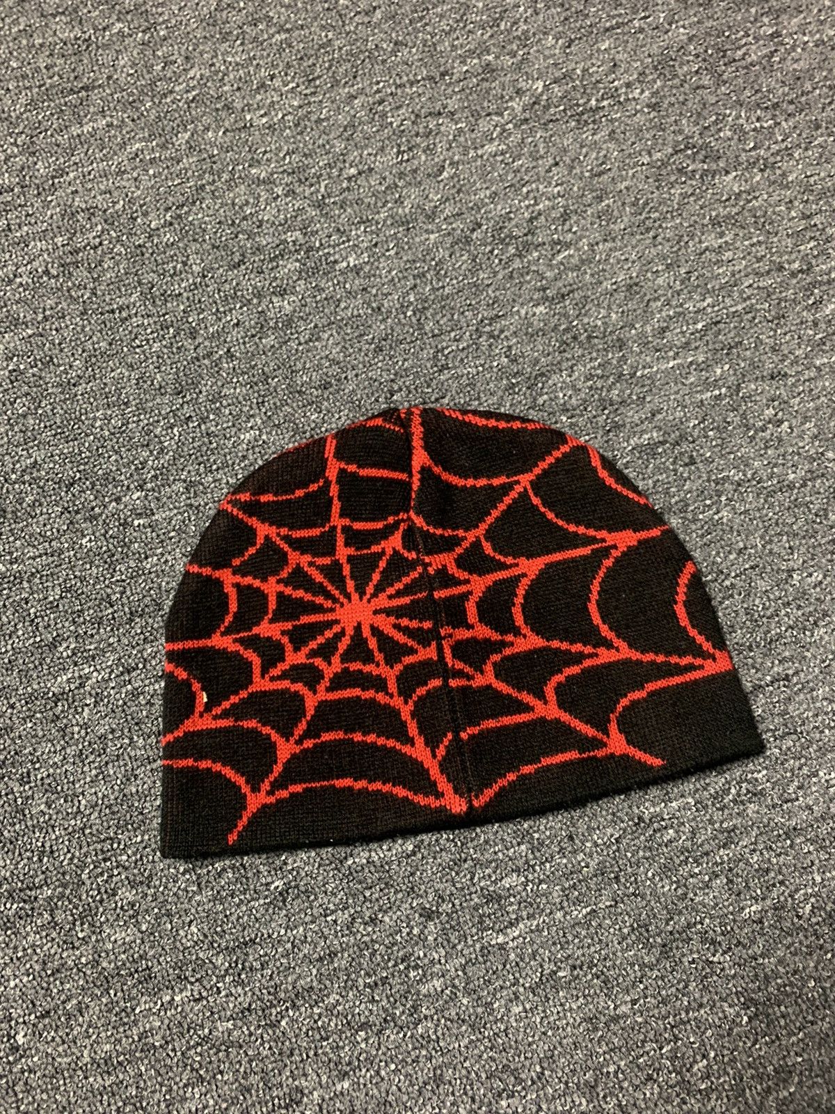 Japanese Brand × Vintage 🕷️🕸️ Spider man Web Beanie Hat y2k 🕸 Size ONE SIZE - 2 Thumbnail