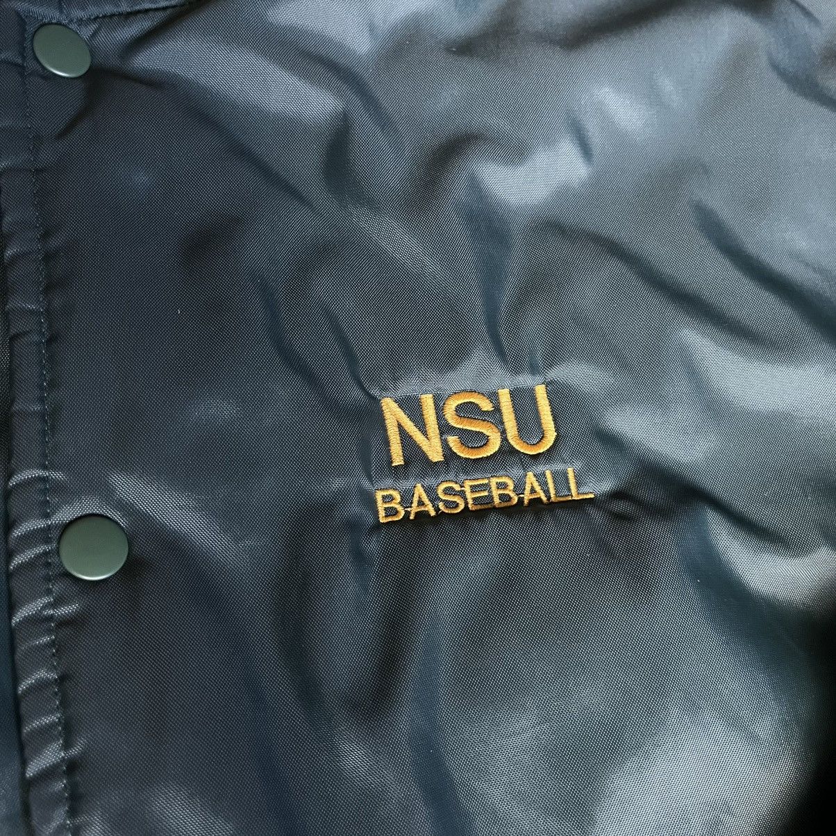 Vintage Vintage 2000s Norfolk State Baseball Varsity Bomber Jacket Size US XL / EU 56 / 4 - 3 Thumbnail