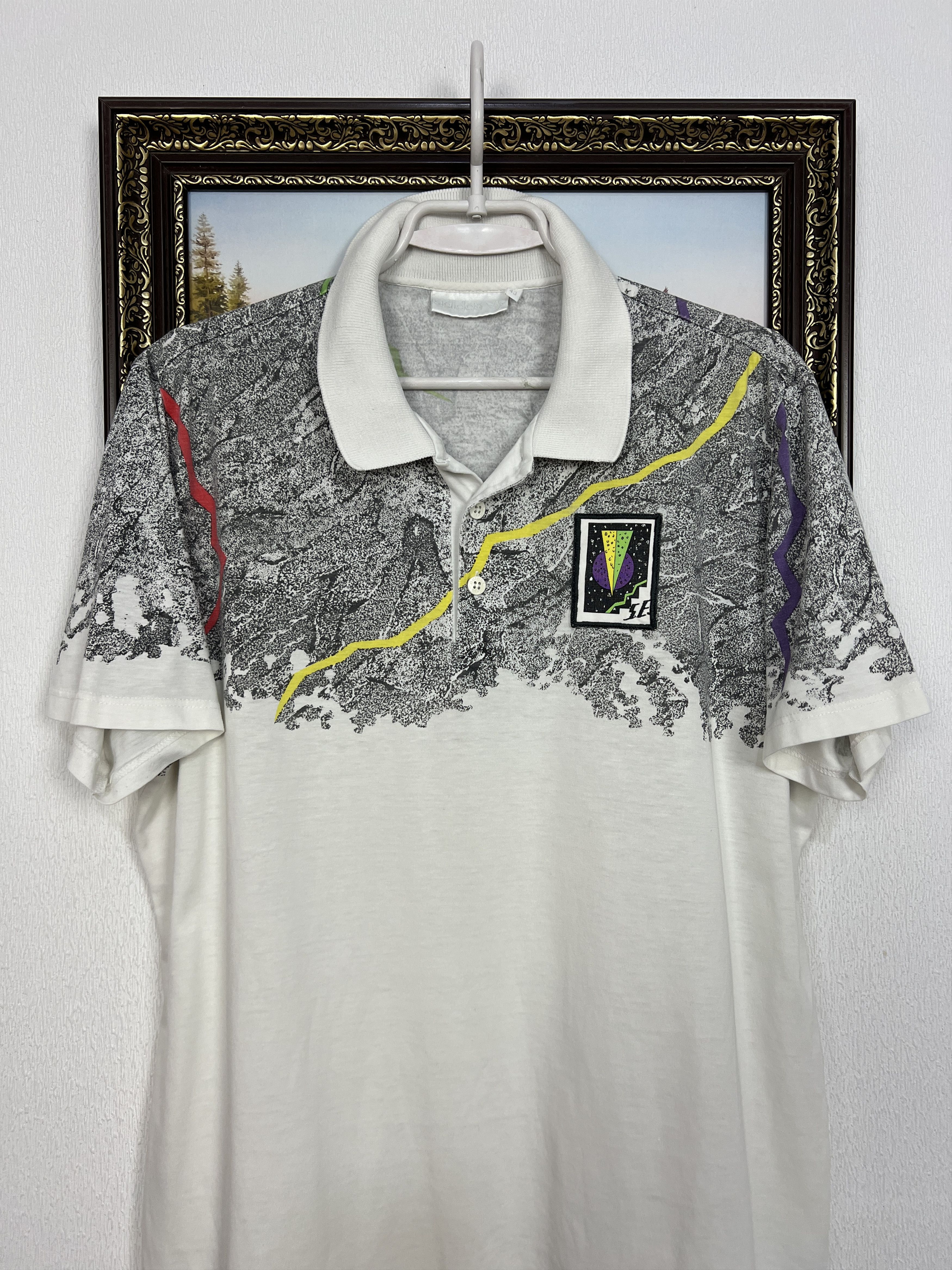 Adidas Vintage 80's Stefan Edberg Tennis Polo Shirt Jersey Trikot Size US L / EU 52-54 / 3 - 2 Thumbnail