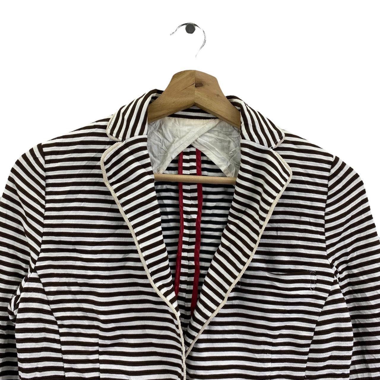Vintage Vtg DOUBLE STANDARD CLOTHING Striped Cardigan Jacket Size S / US 4 / IT 40 - 3 Thumbnail