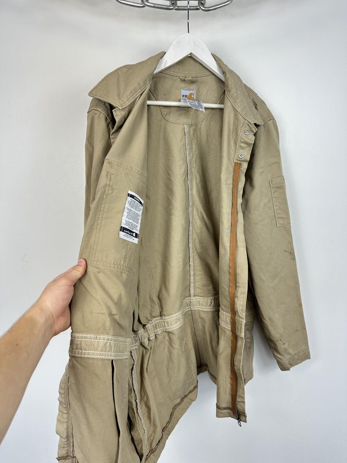 Carhartt Vintage Carhartt Flame Resistant Distressed Detroit Jacket Size US XL / EU 56 / 4 - 16 Thumbnail