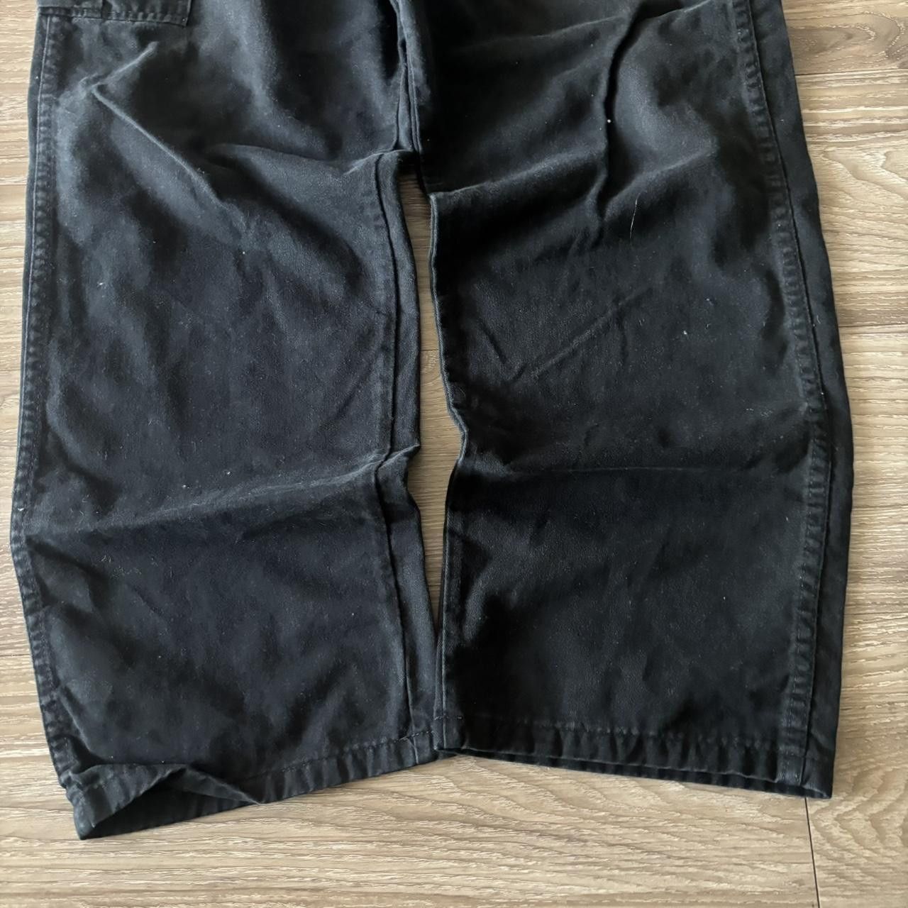 Vintage Crazy Vintage Y2K/2000s Baggy Black Streetwear Skater Cargo Pants! 36x32 Size US 36 / EU 52 - 5 Thumbnail