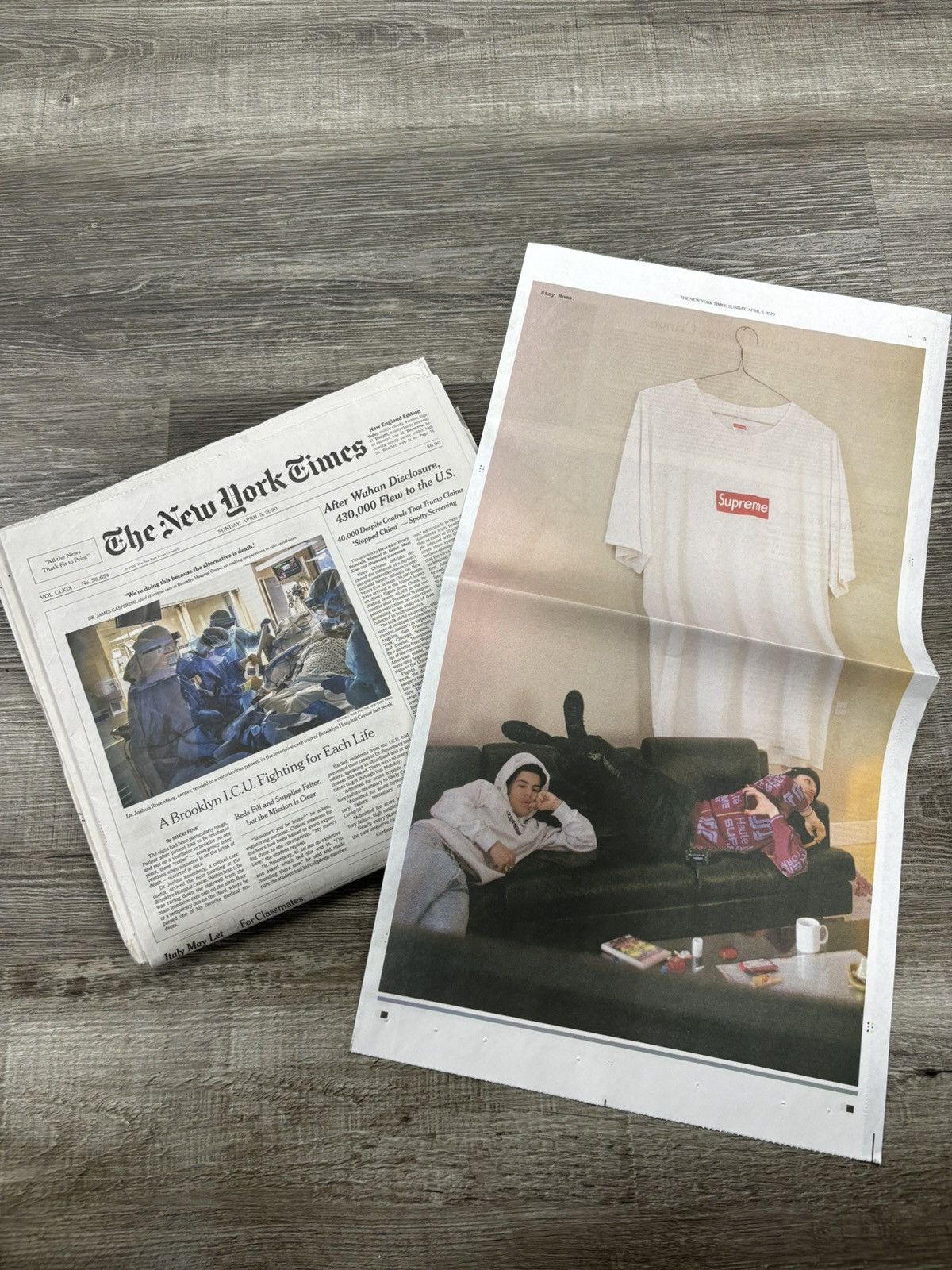 Supreme Supreme 2020 New York Times full page covid corona virus Size ONE SIZE - 1 Preview