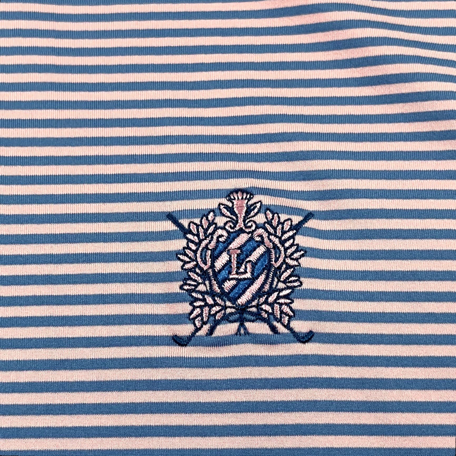 Peter Millar Peter Millar Polo Shirt Mens XL Lansdowne Golf Club Pink Blue Striped Preppy Sports Size US XL / EU 56 / 4 - 2 Thumbnail