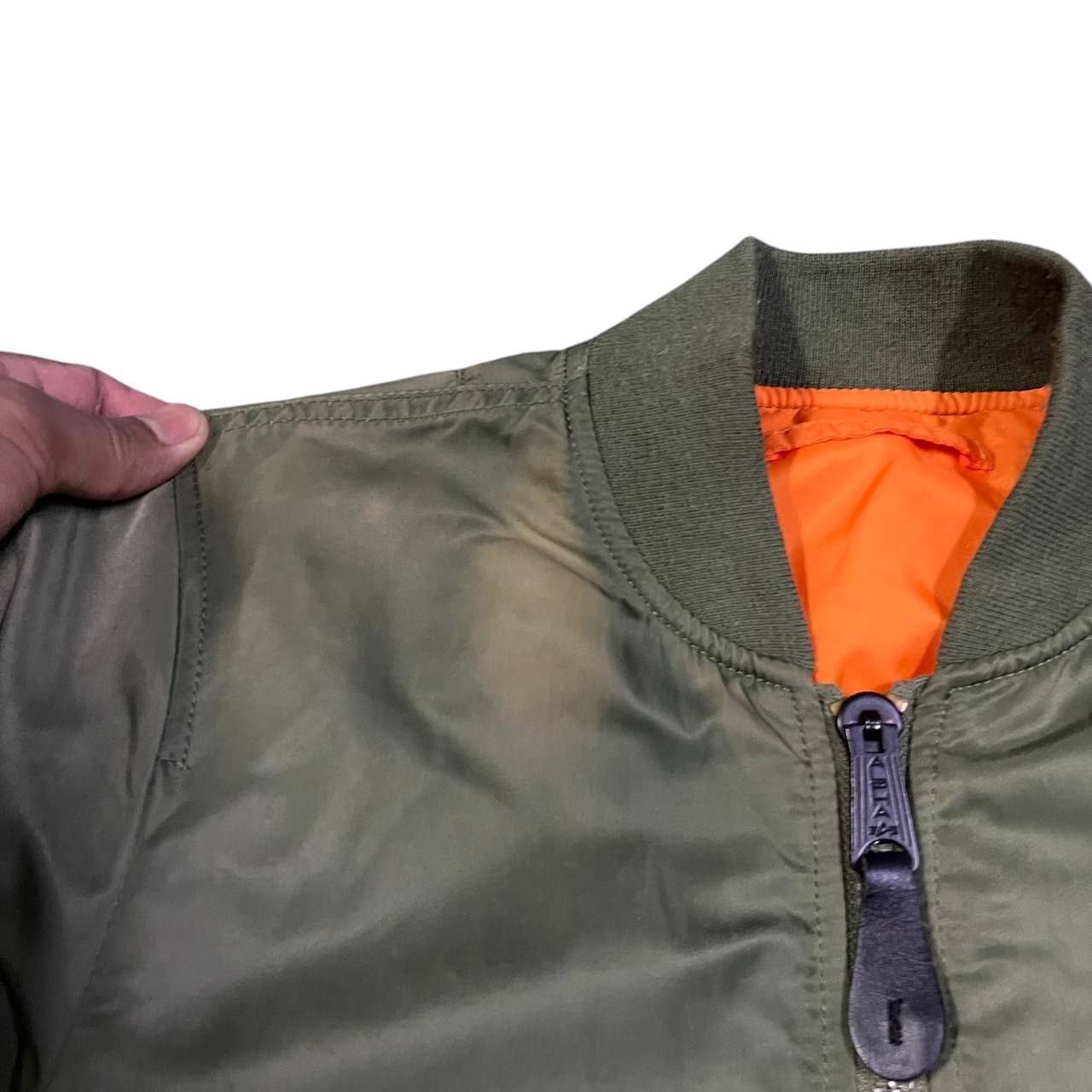 Alpha Industries Vintage Alpha Industries MA 1 Flight Bomber Jacket Size S / US 4 / IT 40 - 6 Thumbnail