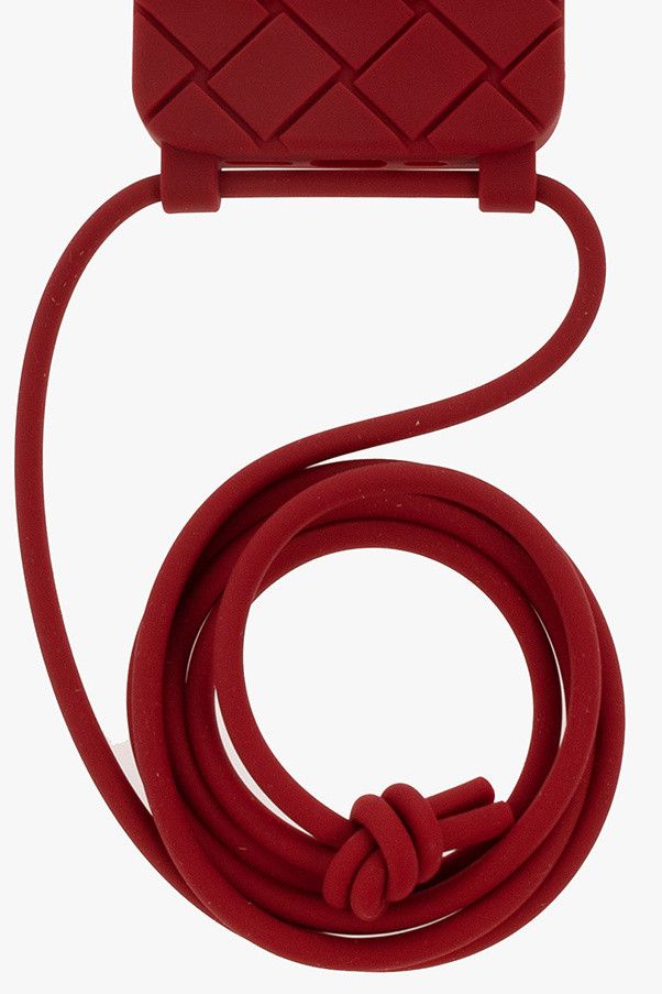 Bottega Veneta o1w1db11024 Size: OS / Iphone 13 Pro Case On Strap in Red Size ONE SIZE - 5 Thumbnail