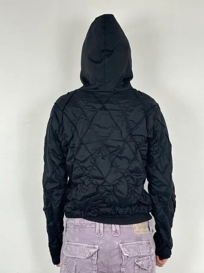 Marithe + Francois Girbaud AW2000 Marithé + François Girbaud Black Structure Hooded Jacket Size US S / EU 44-46 / 1 - 4 Thumbnail