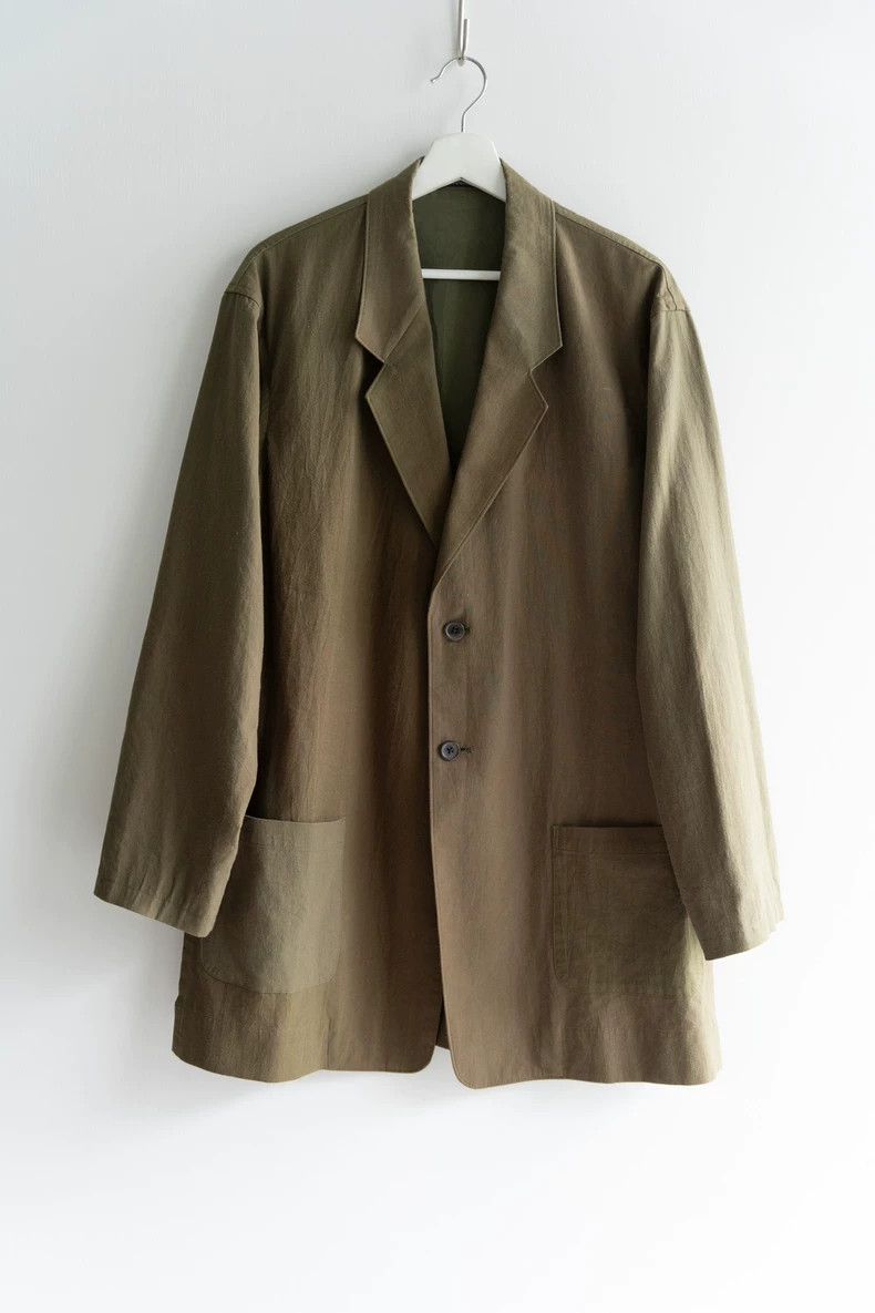 Yohji Yamamoto Yohji Yamamoto size 1 17 SS Portrait Hand Painted Suit 2501 Size 38R - 2 Thumbnail
