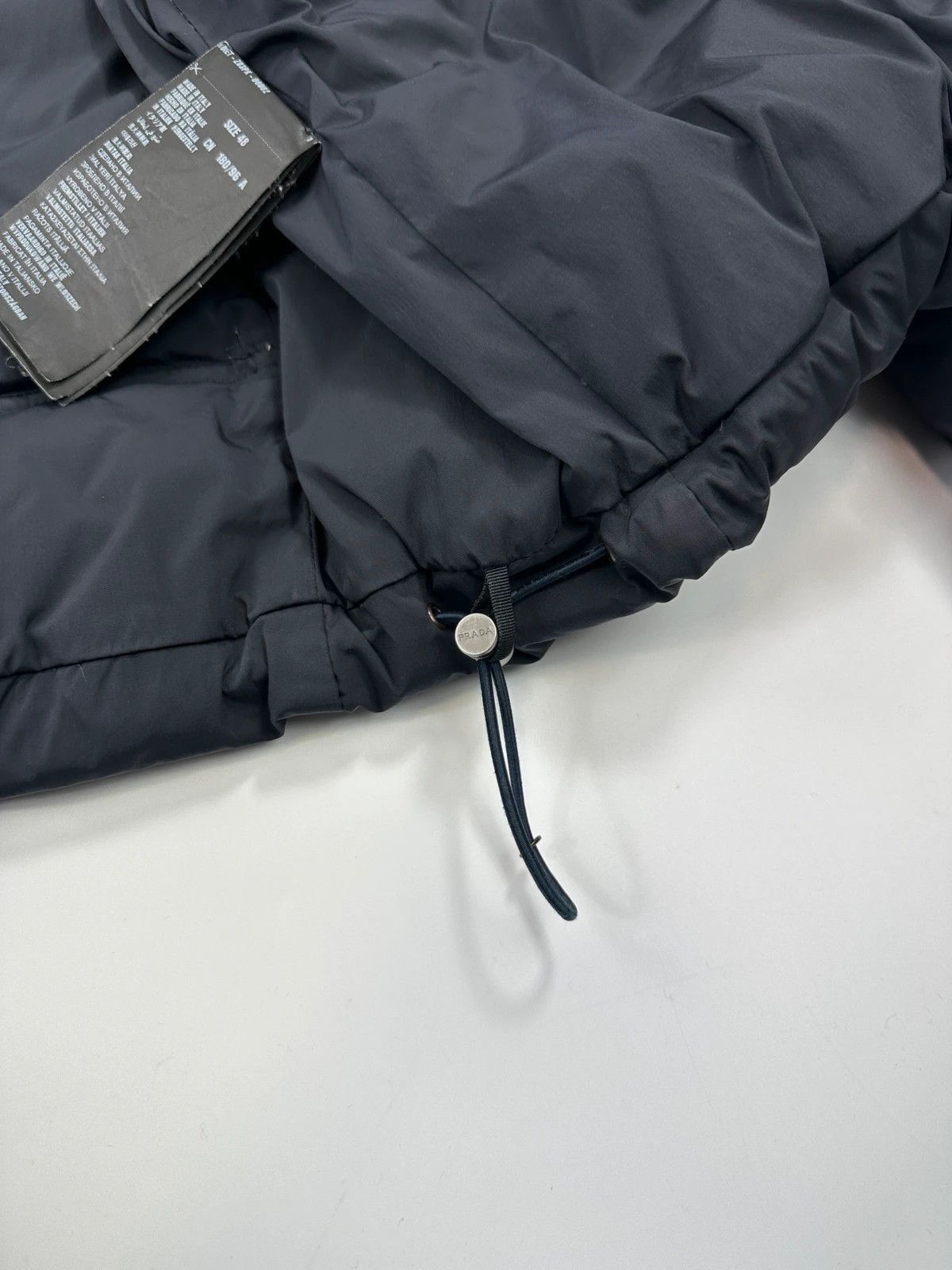 Prada Prada Milano Dark Navy Hooded Puffer Jacket Triangle Size US M / EU 48-50 / 2 - 12 Thumbnail