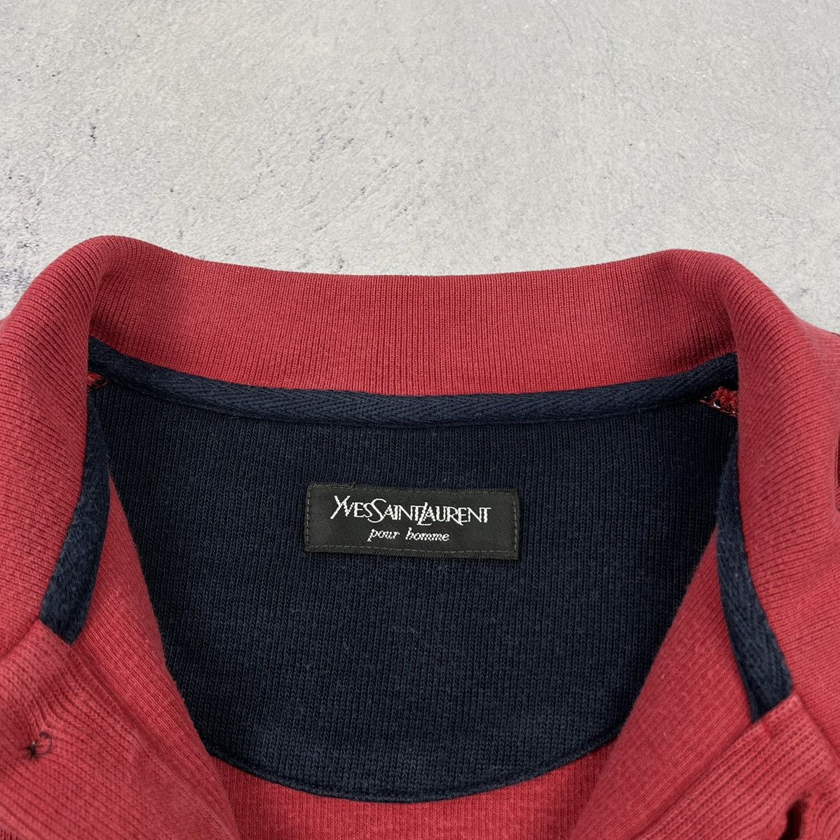 Vintage Vintage Yves Saint Laurent YSL rare sweatshirt 90’s Size US L / EU 52-54 / 3 - 6 Thumbnail